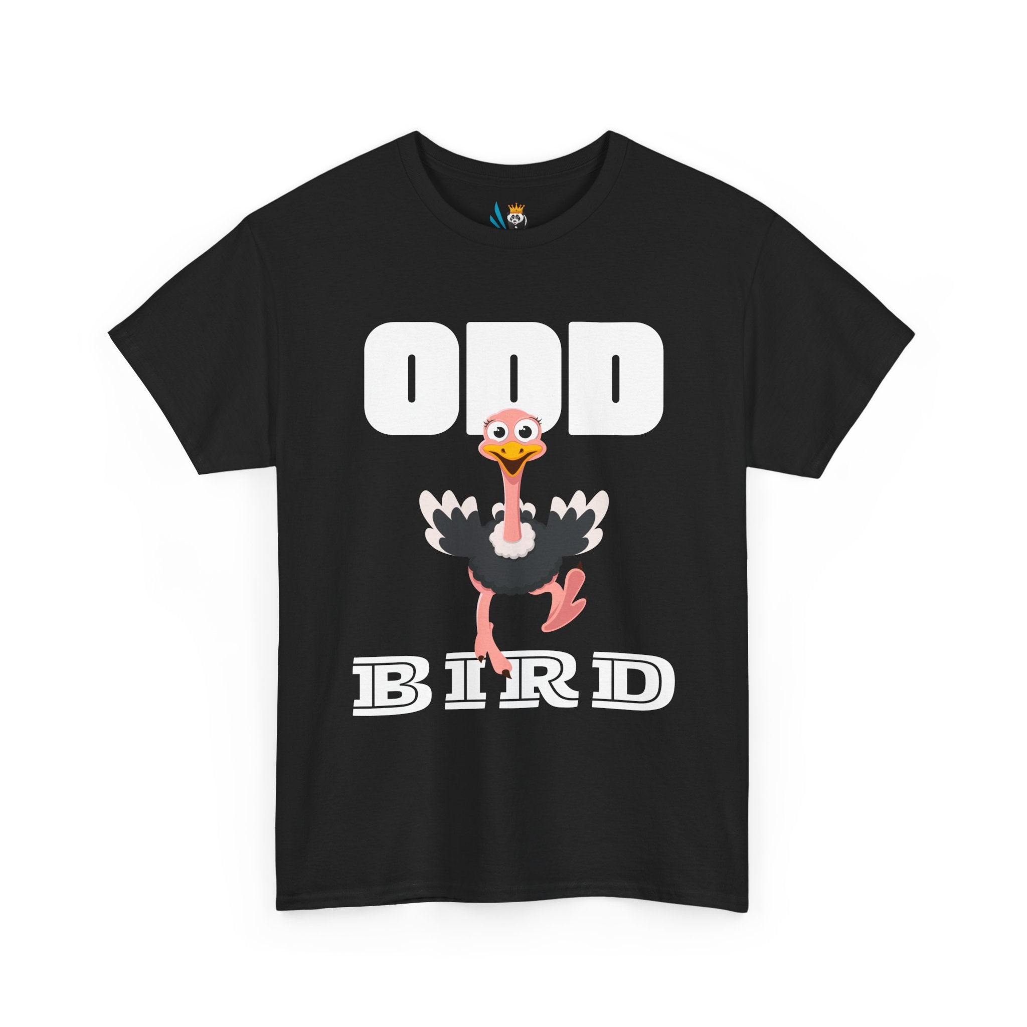 Plain Odd Bird Ostrich Heavyweight Unisex Tee