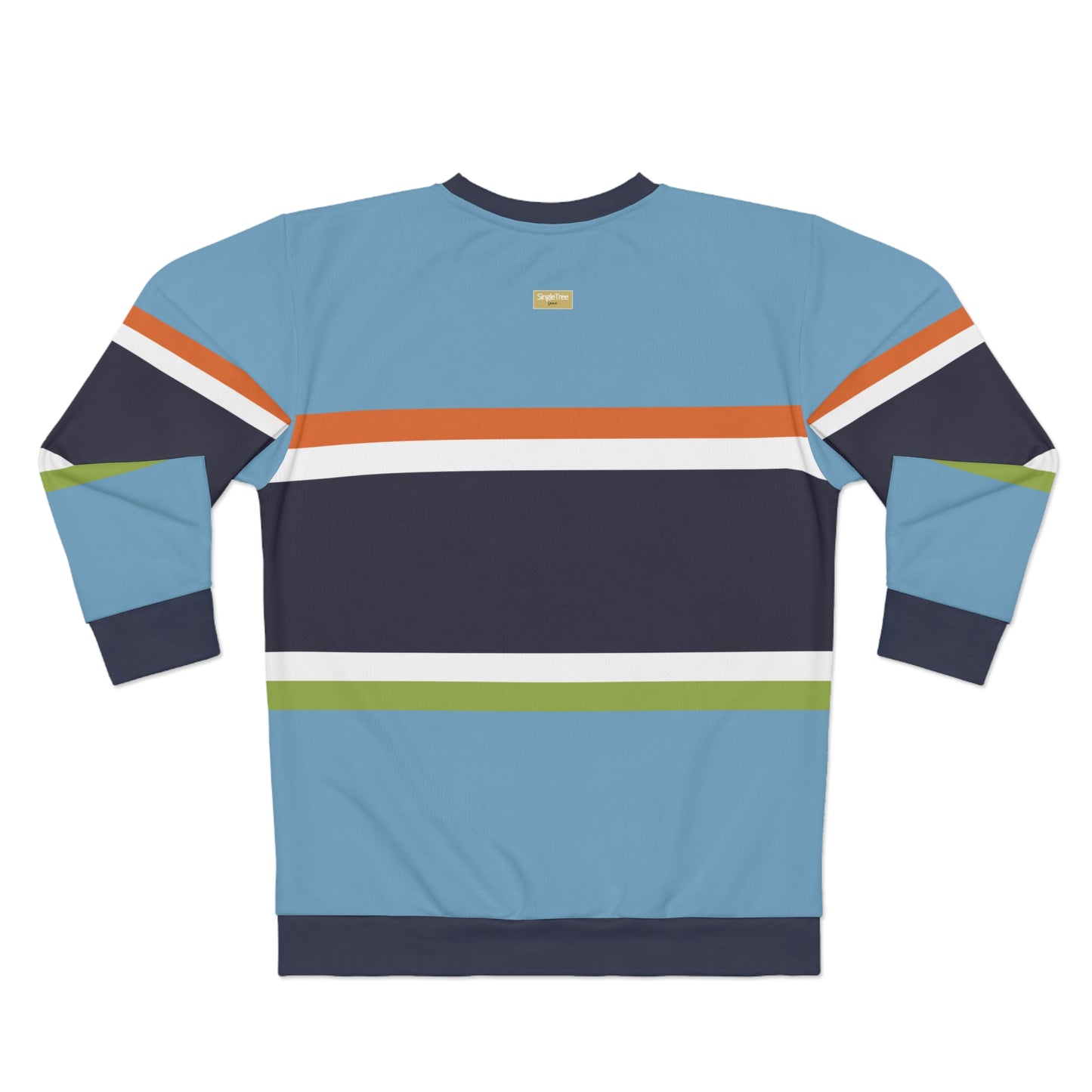 Blue Calypso Barbarian Rugby Stripe Unisex Sweatshirt