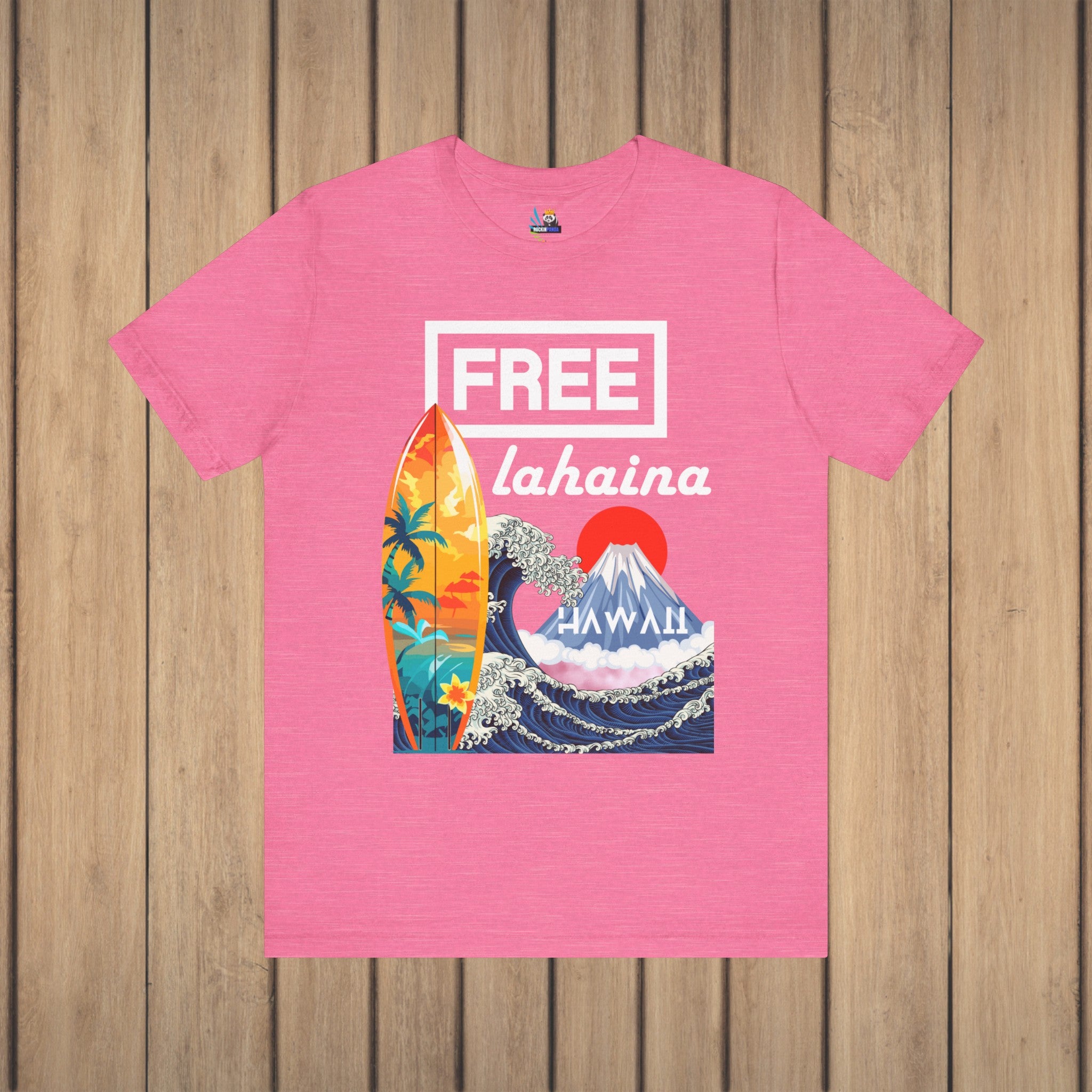 Free Lahaina Hawaii Short Sleeve Unisex Tee