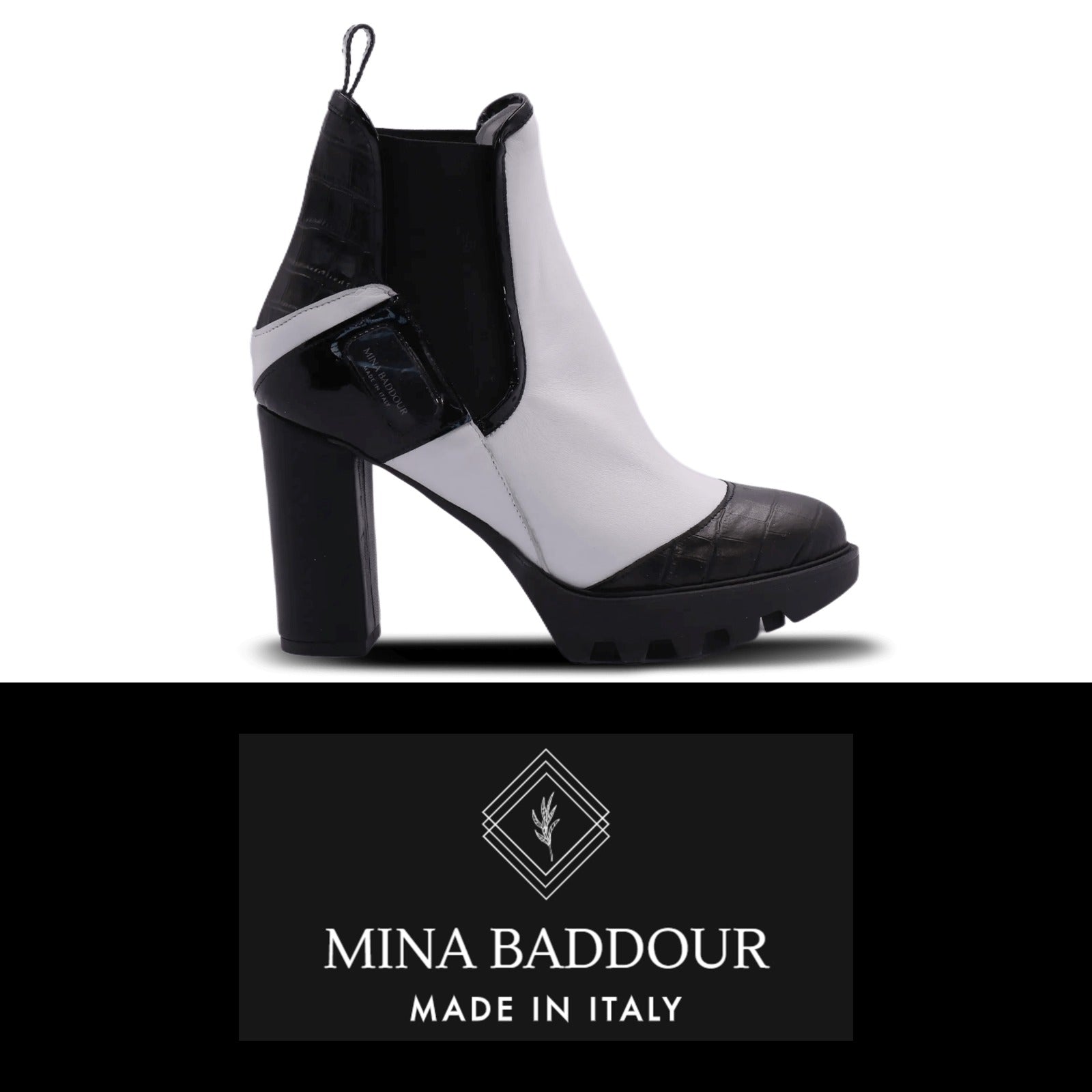 Piano Keys Elasticized Chelsea Ankle Boot - PRE-ORDER