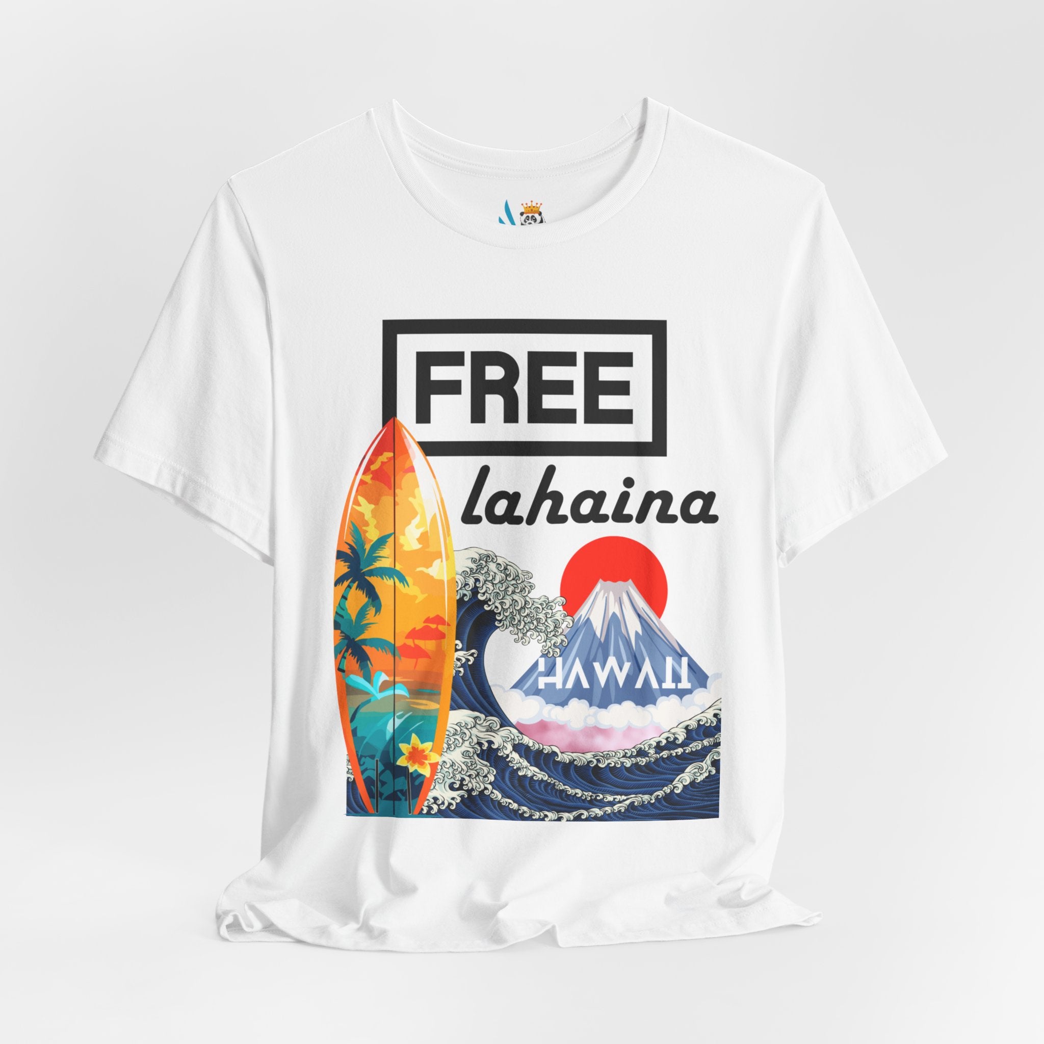 Free Lahaina Hawaii Short Sleeve Unisex Tee