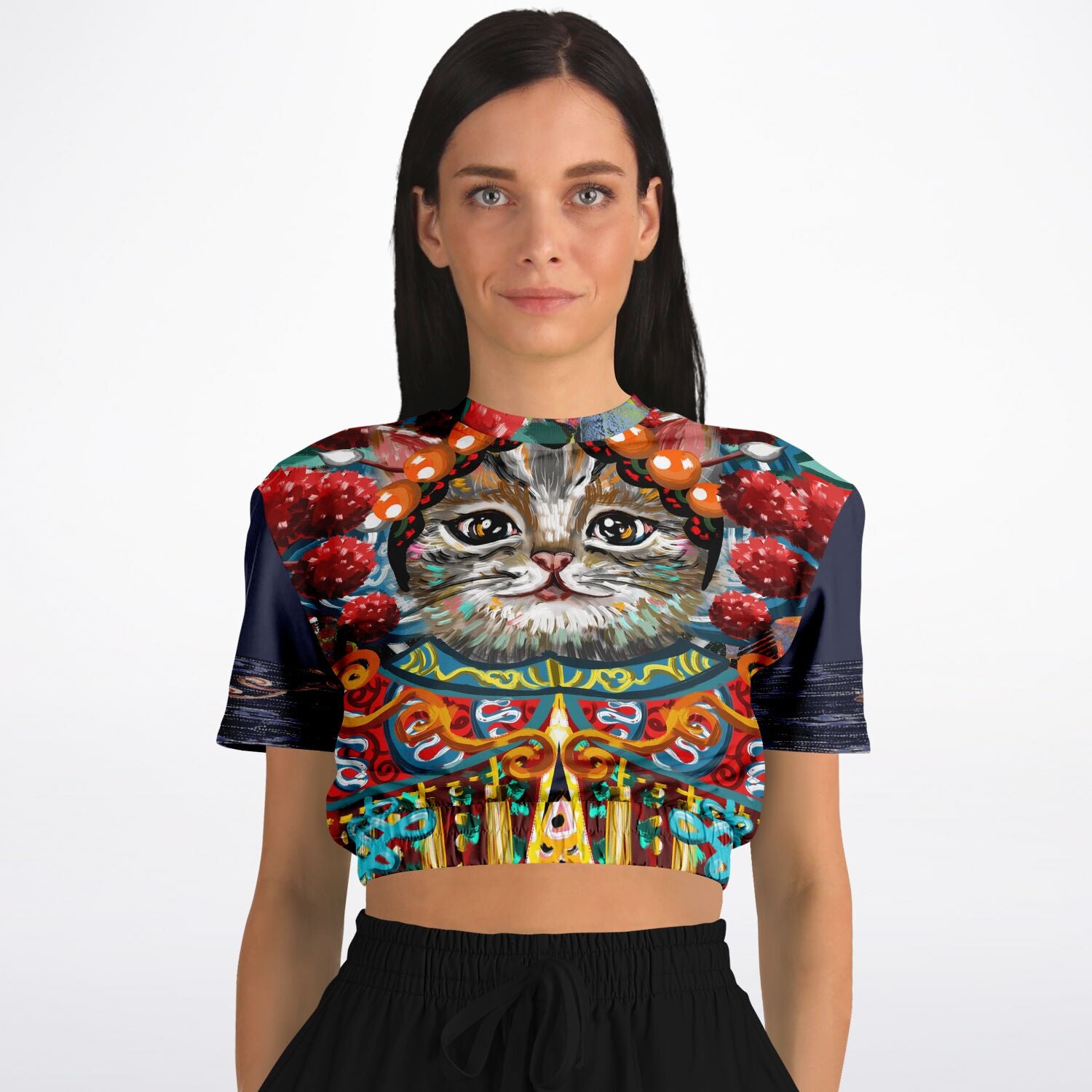 Empress Kanako Cropped Short Sleeve Pullover
