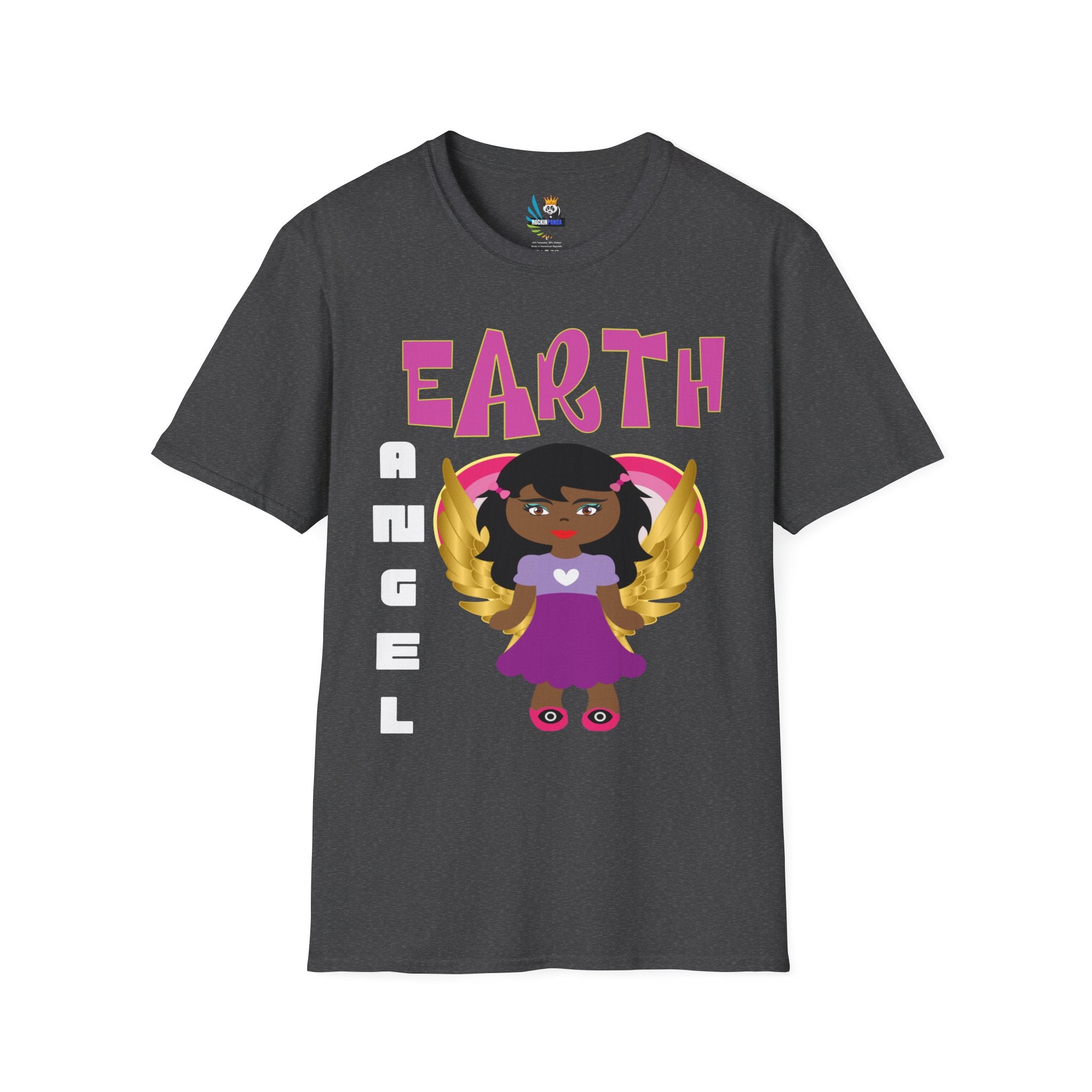 Earth Angel Black Girl Magic Unisex Softstyle T-Shirt