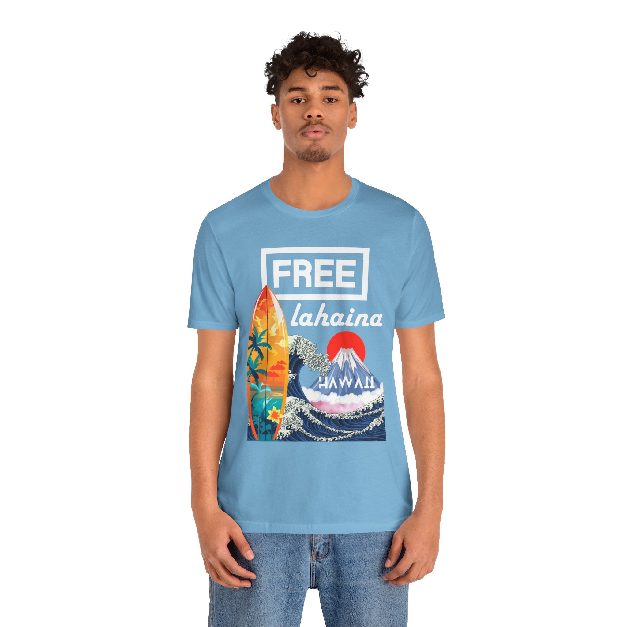 Free Lahaina Hawaii Short Sleeve Unisex Tee