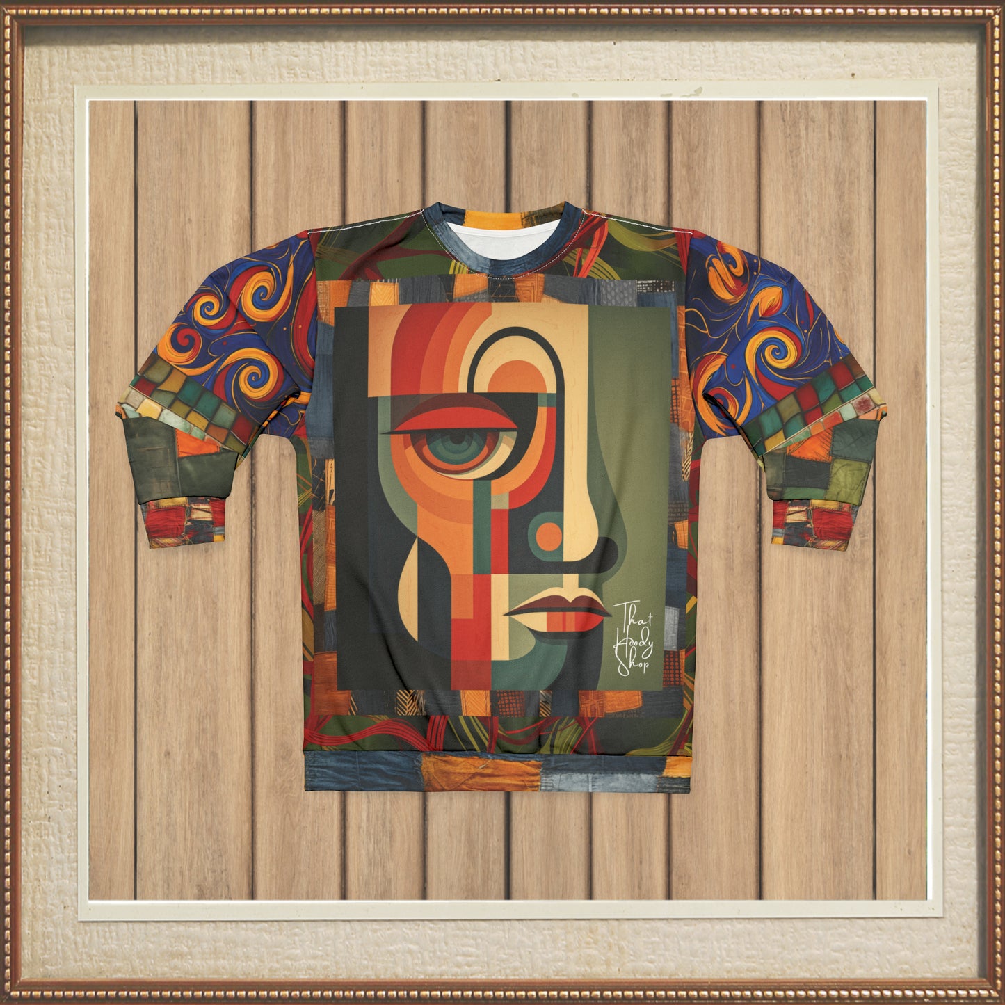 Only Up From Here Abstract Print Unisex Sweatshirt