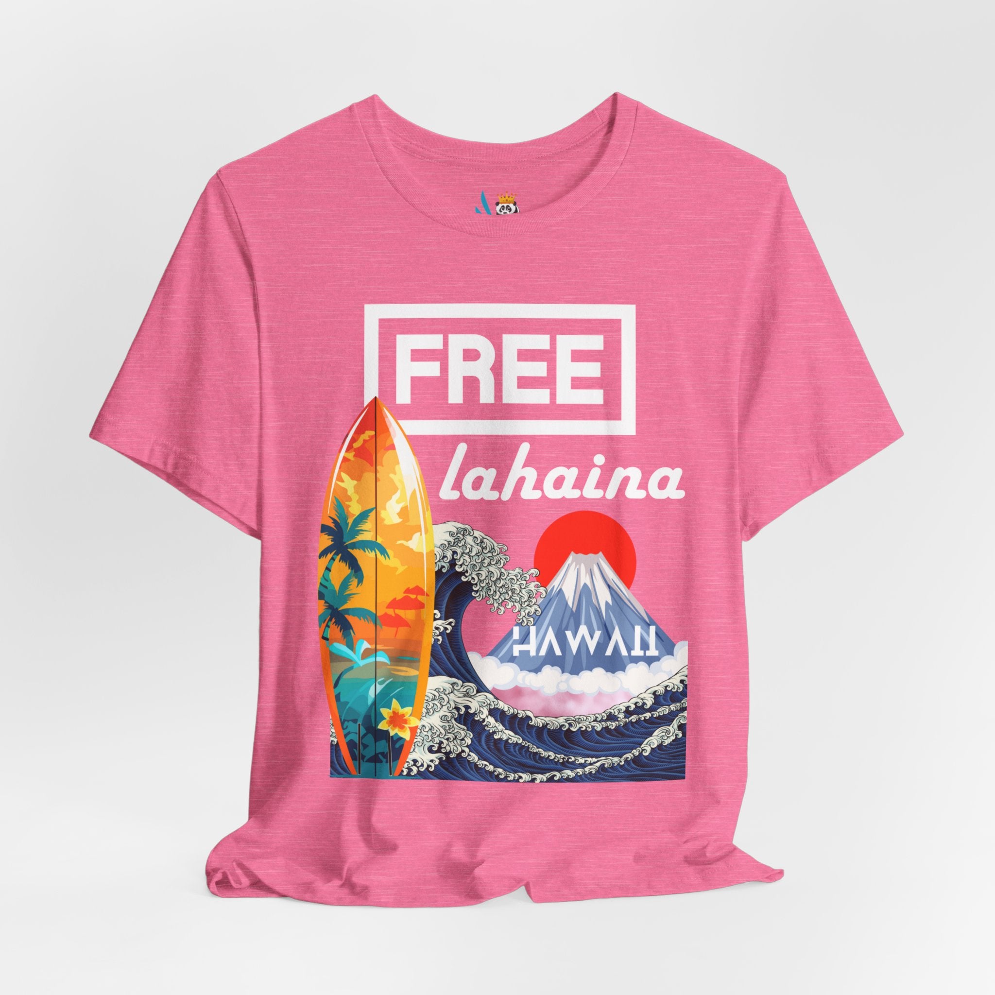 Free Lahaina Hawaii Short Sleeve Unisex Tee