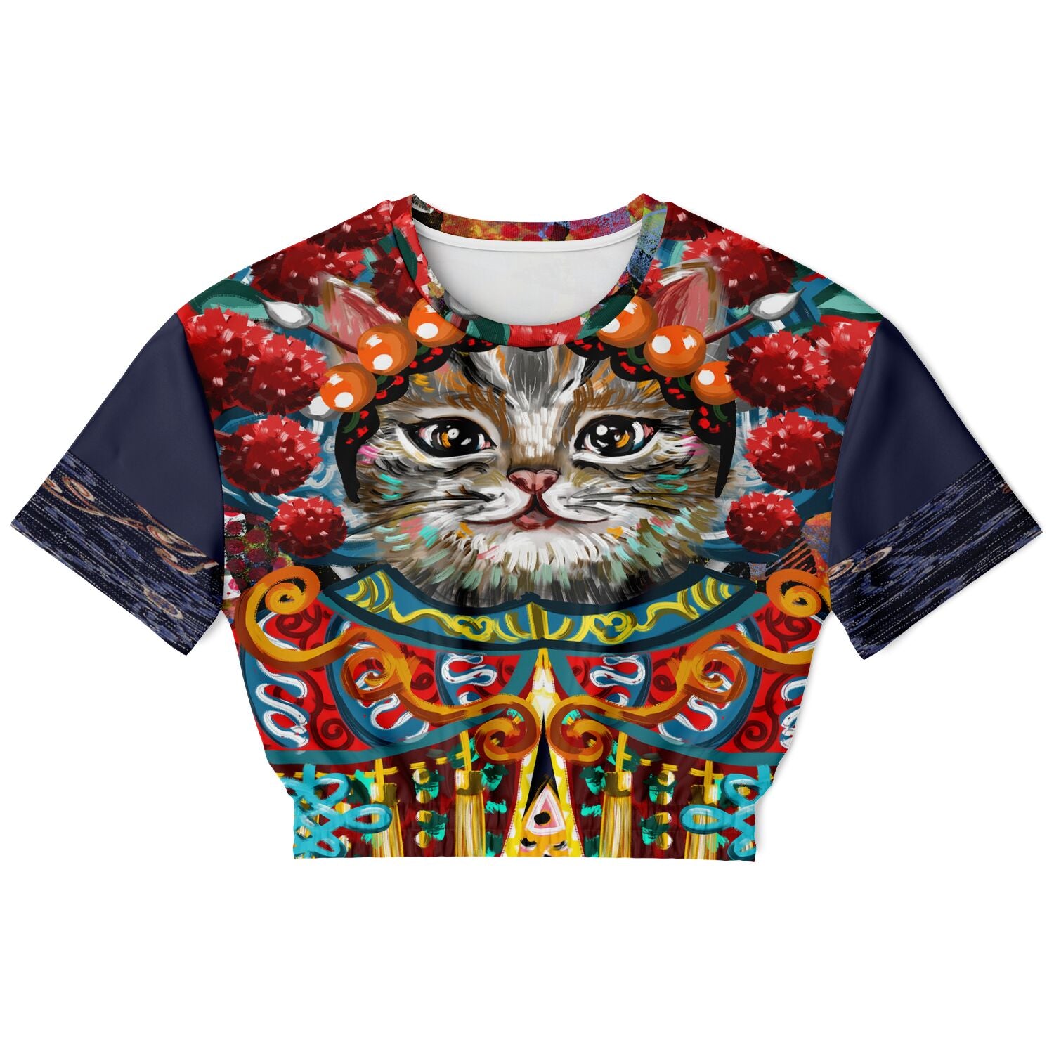 Empress Kanako Cropped Short Sleeve Pullover