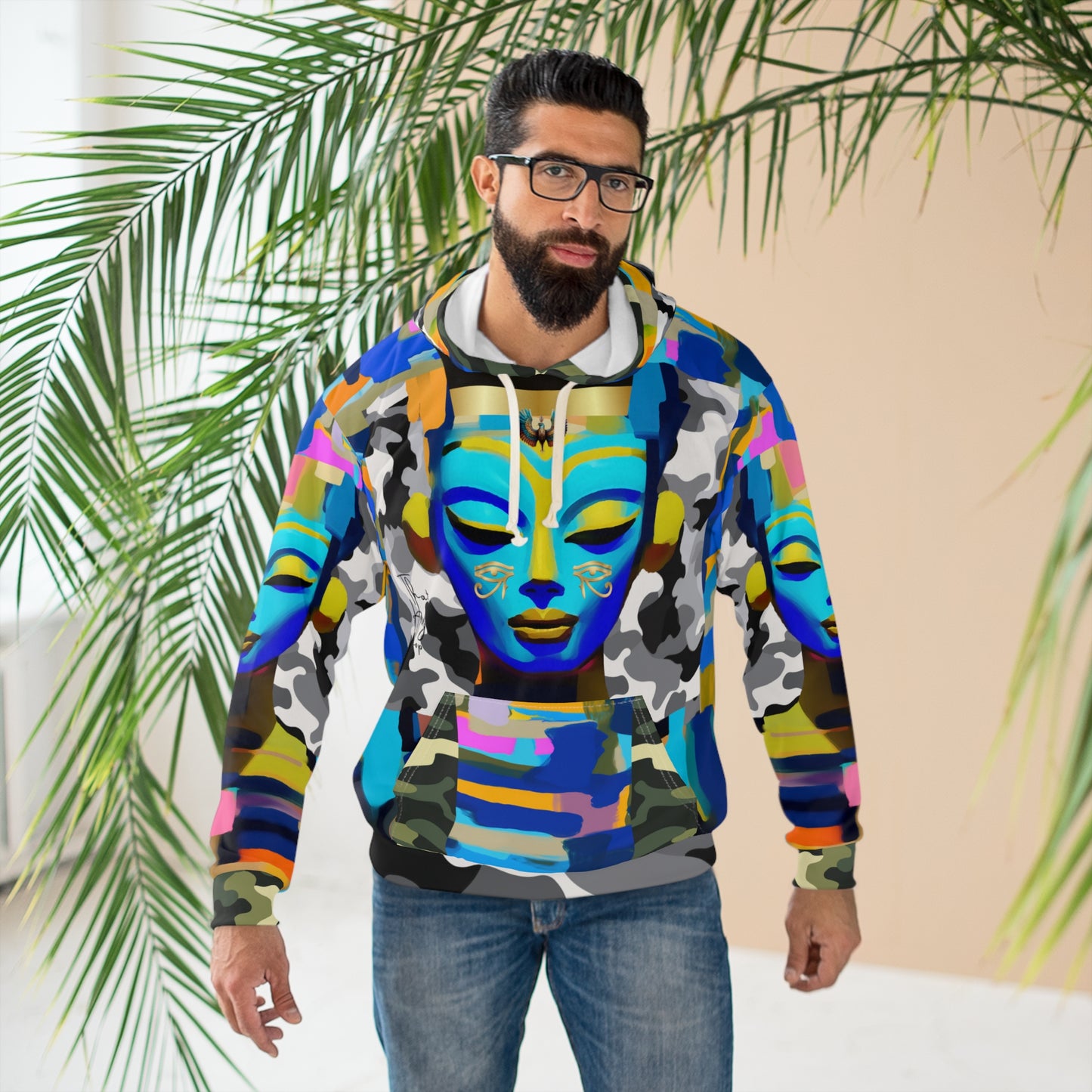 King Tut Revue Pastel Colorblock Unisex Hoodie