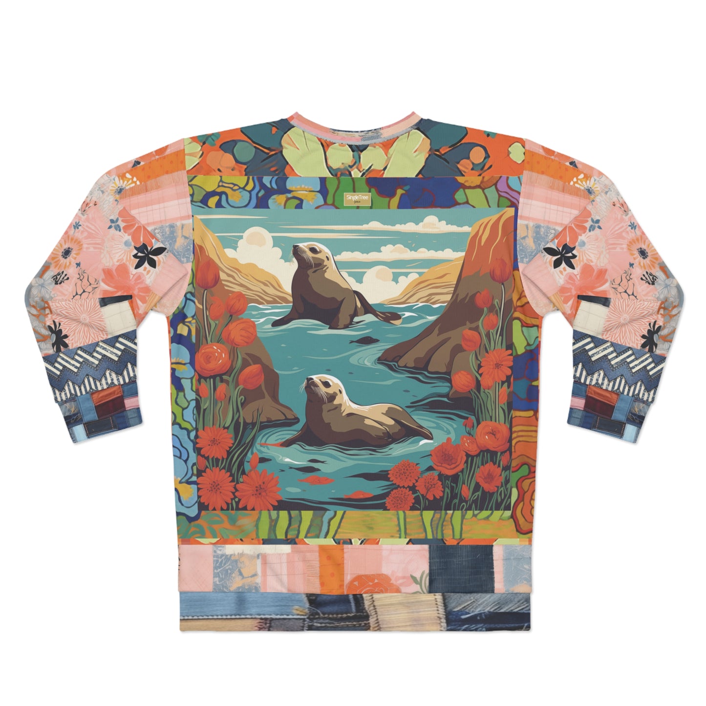 I Love You California - Mendocino Coast Sea Lions Unisex Sweatshirt