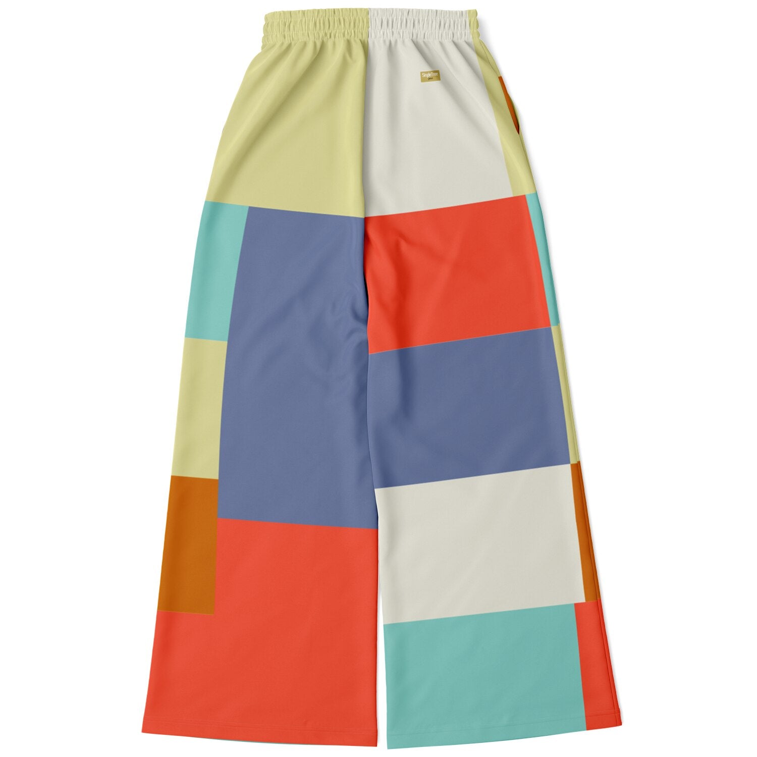 76 United Colorblock Eco-Poly Wide Leg Pants