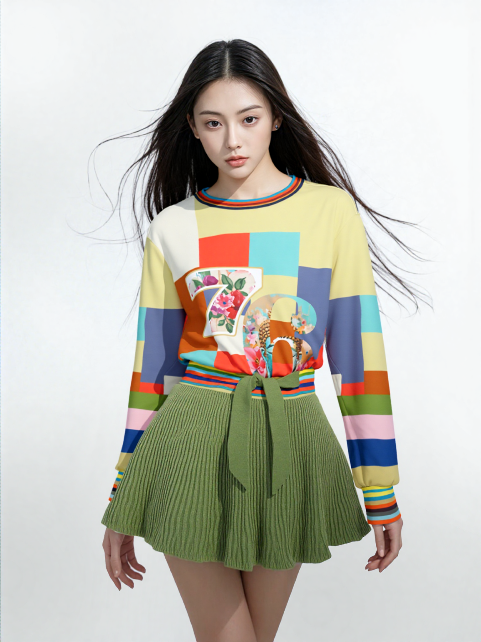 76 United Colorblock Unisex Sweatshirt (Gold Label)