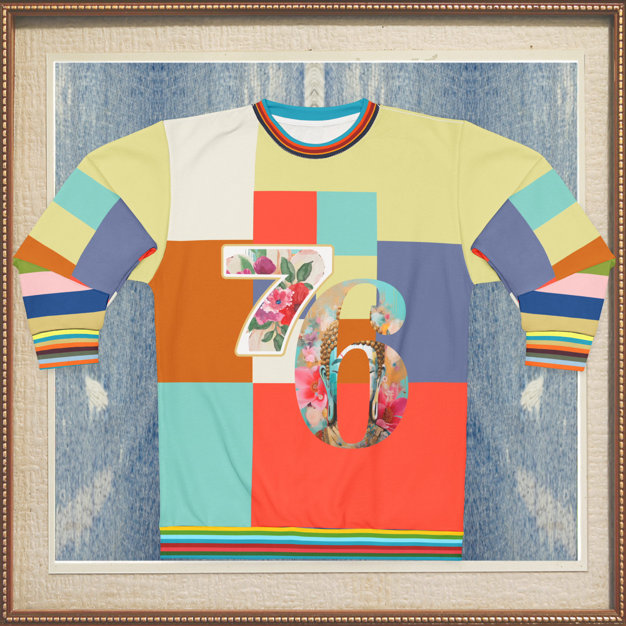 76 United Colorblock Unisex Sweatshirt (Gold Label)