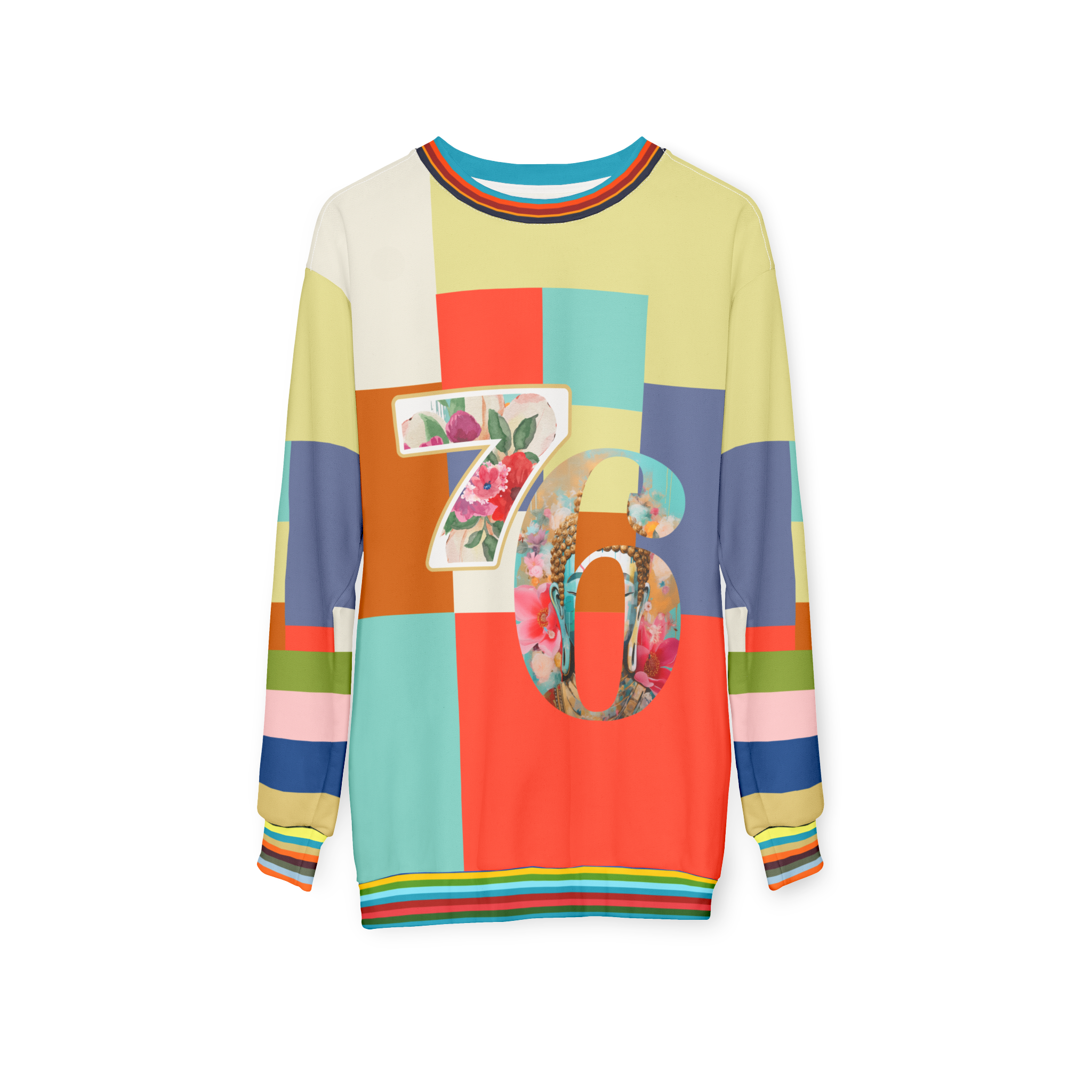 76 United Colorblock Unisex Sweatshirt (Gold Label)