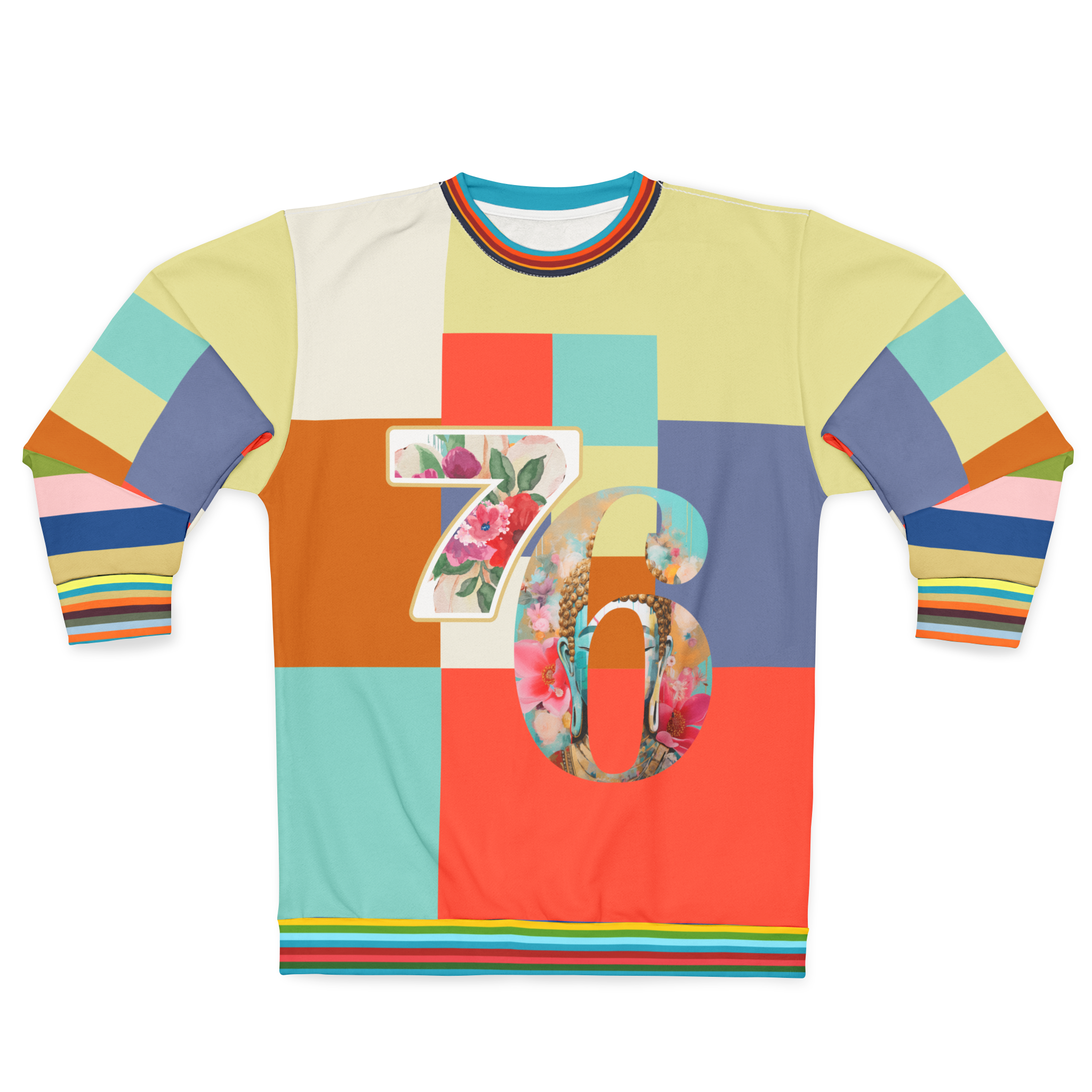 76 United Colorblock Unisex Sweatshirt (Gold Label)