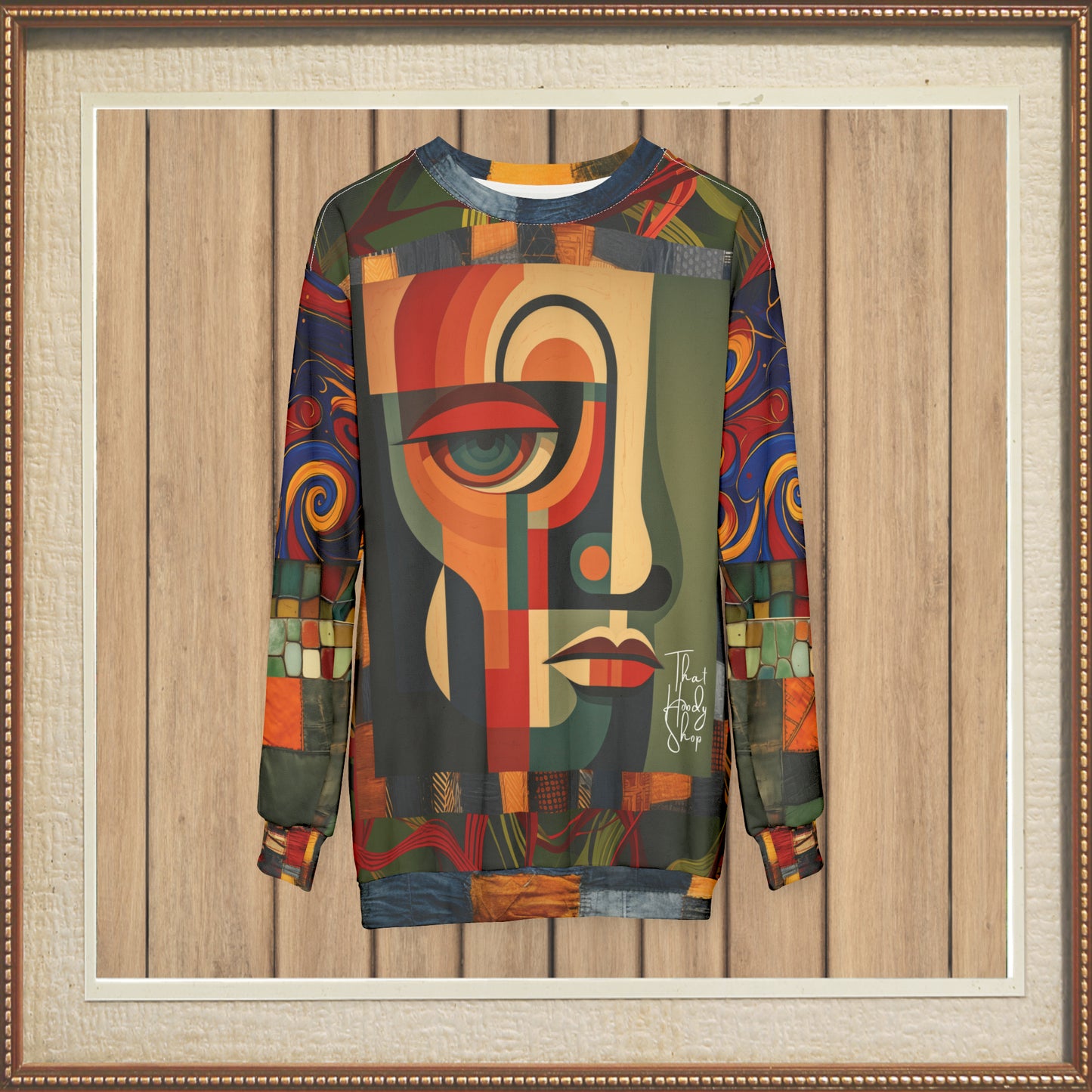 Only Up From Here Abstract Print Unisex Sweatshirt