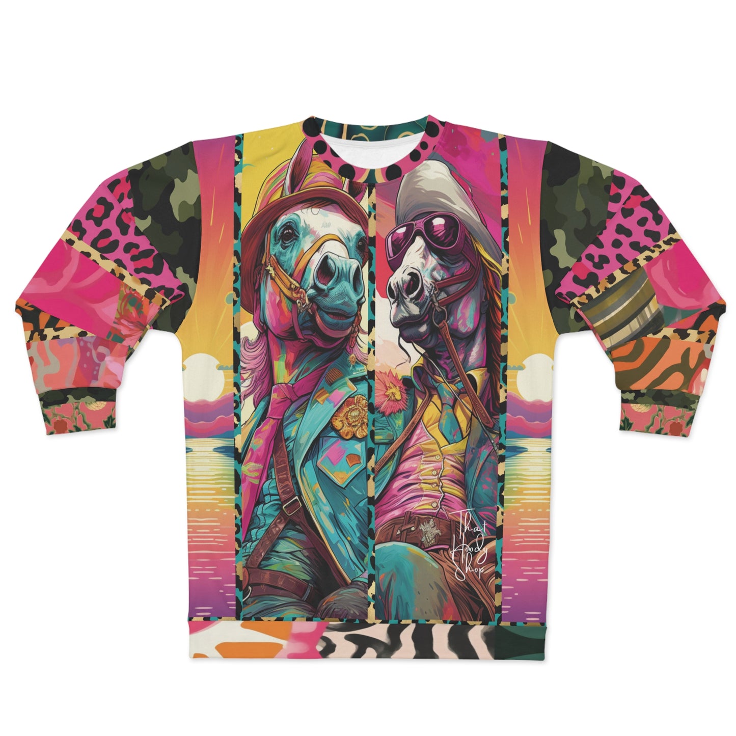 Clifford & Sam Intergalactic Horse Cowboys Unisex Sweatshirt