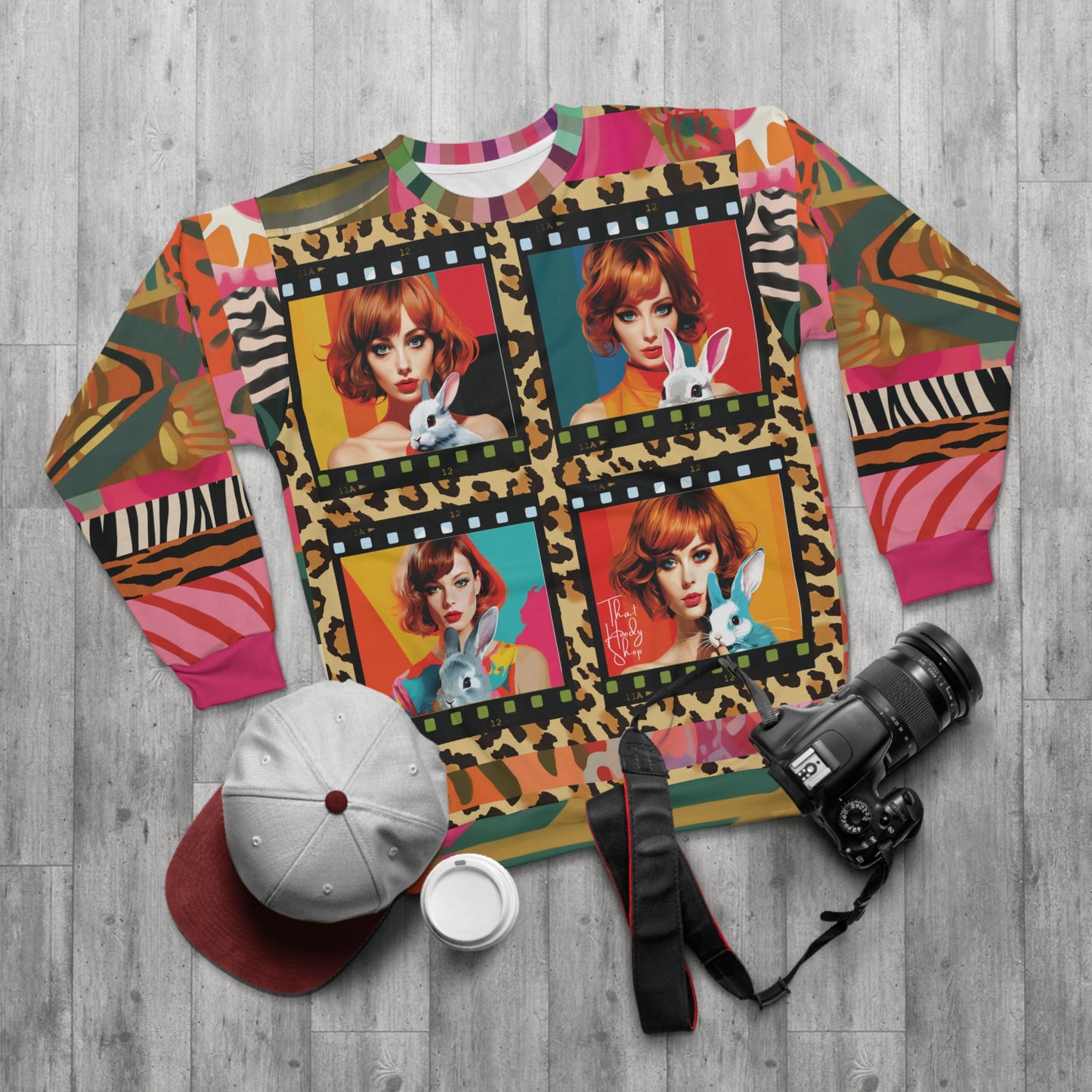 A Little Coquettish Fiend Filmstrip Unisex Sweatshirt