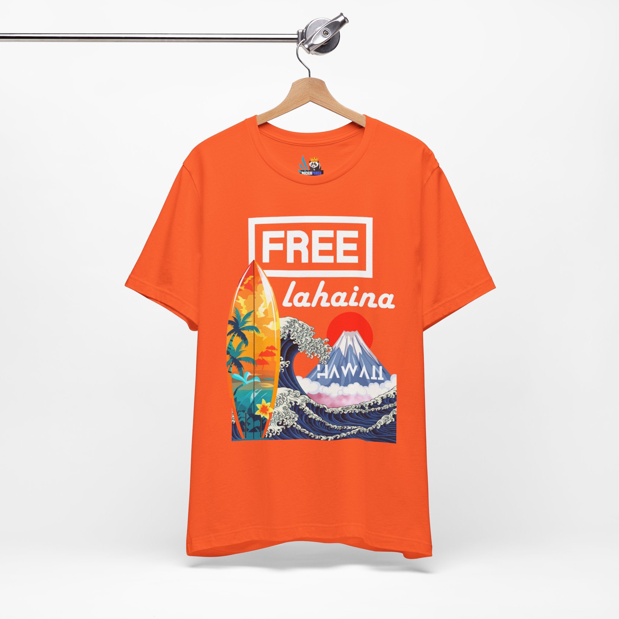 Free Lahaina Hawaii Short Sleeve Unisex Tee