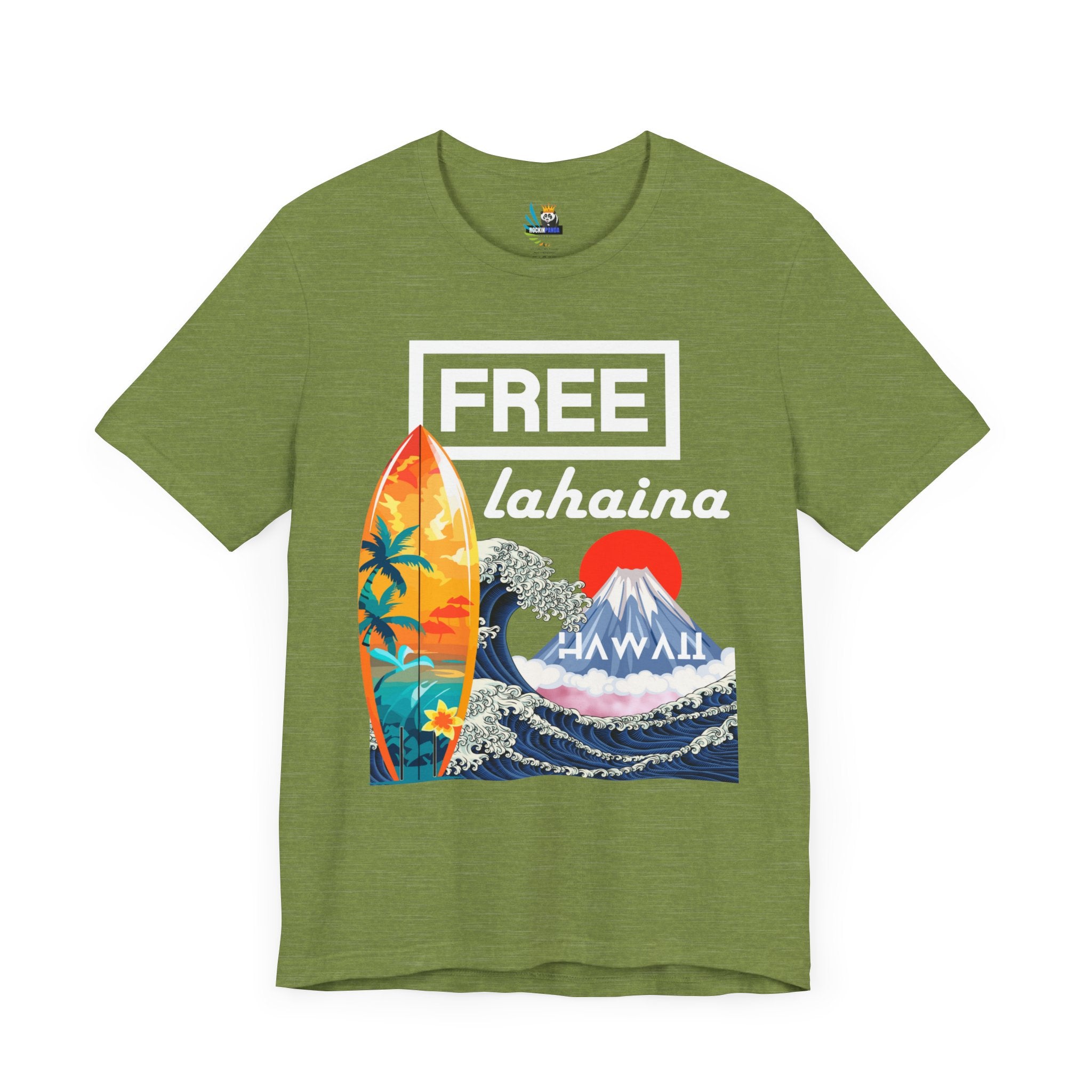 Free Lahaina Hawaii Short Sleeve Unisex Tee