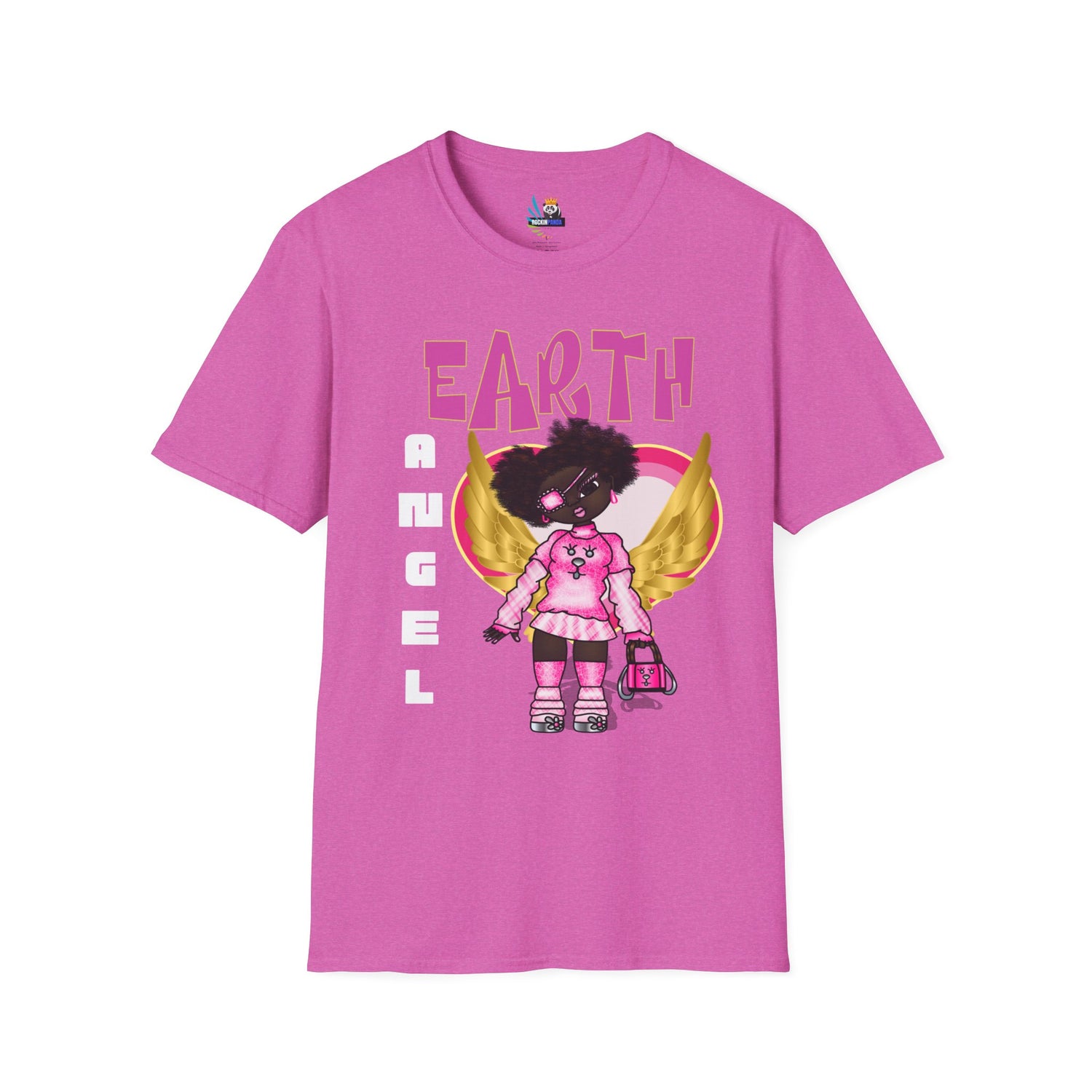 Earth Angel Natural Hair Unisex Softstyle T-Shirt