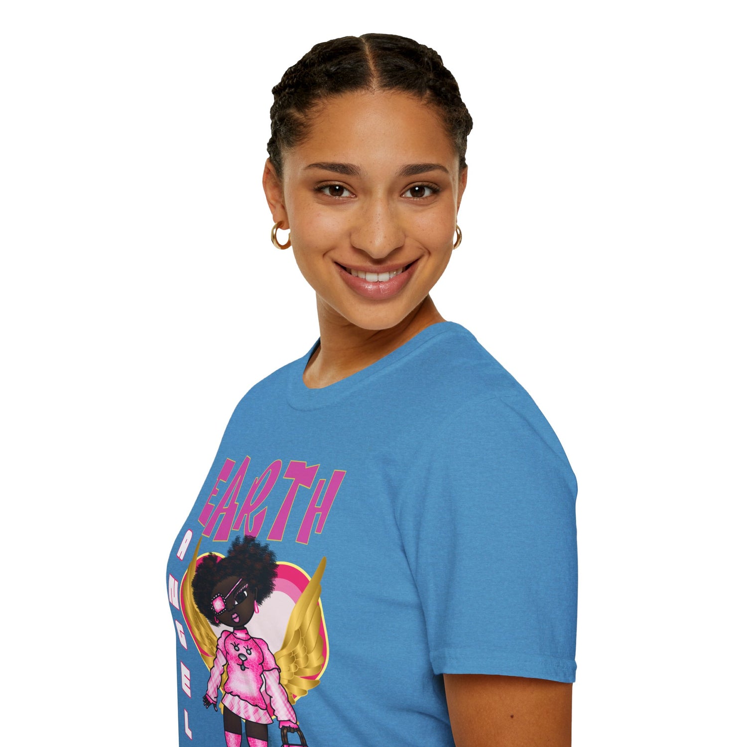Earth Angel Natural Hair Unisex Softstyle T-Shirt