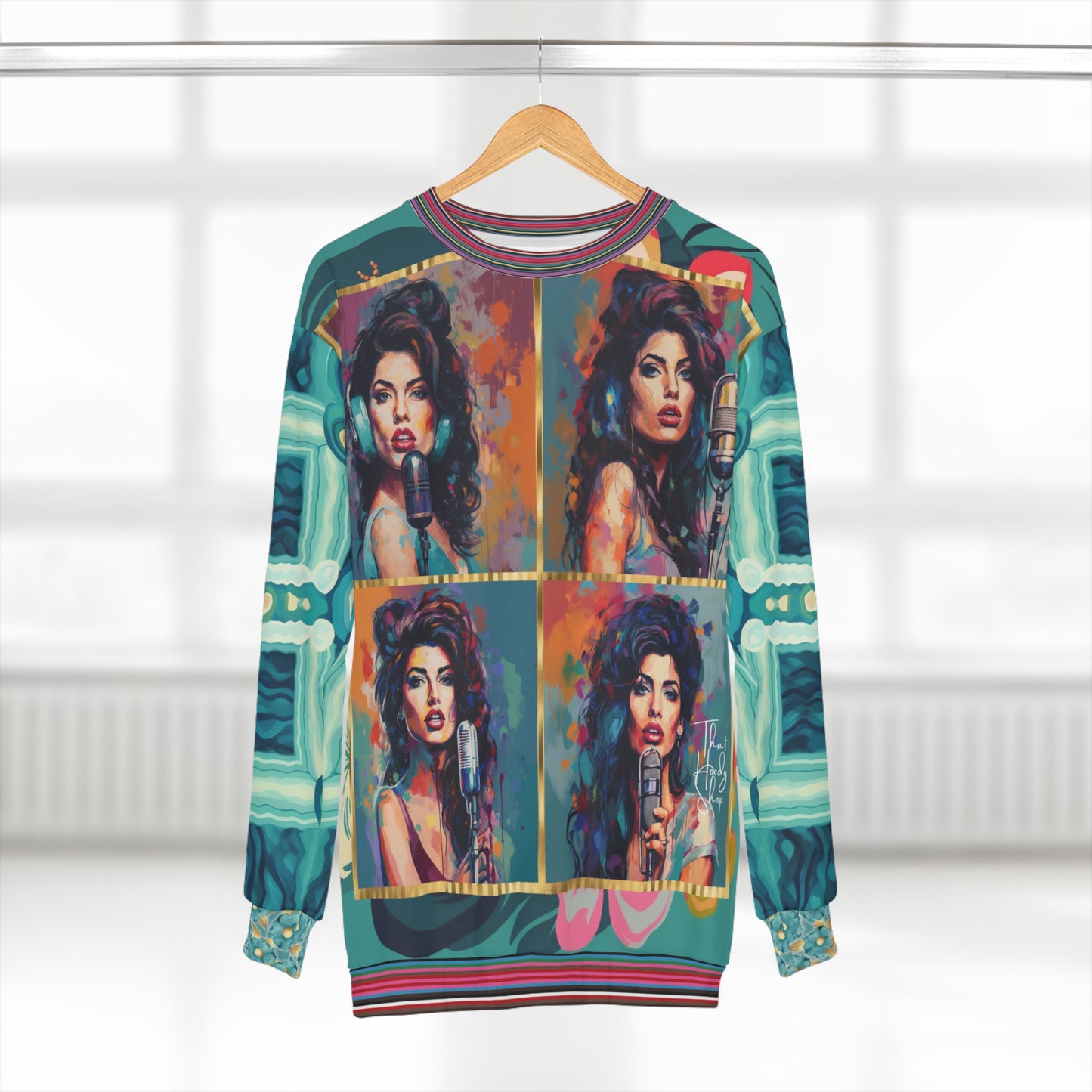 The Studio Singer Colorblock Quadriptych Unisex Sweatshirt