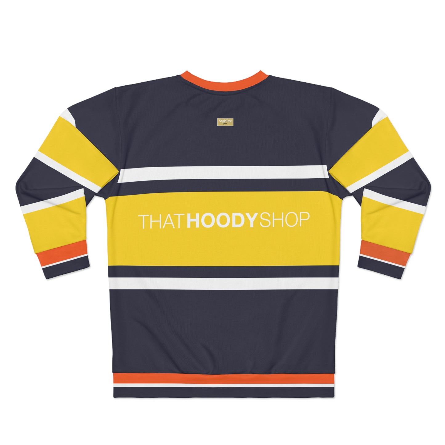 Admiral Navy Barbarian Rugby Stripe Unisex Sweatshirt