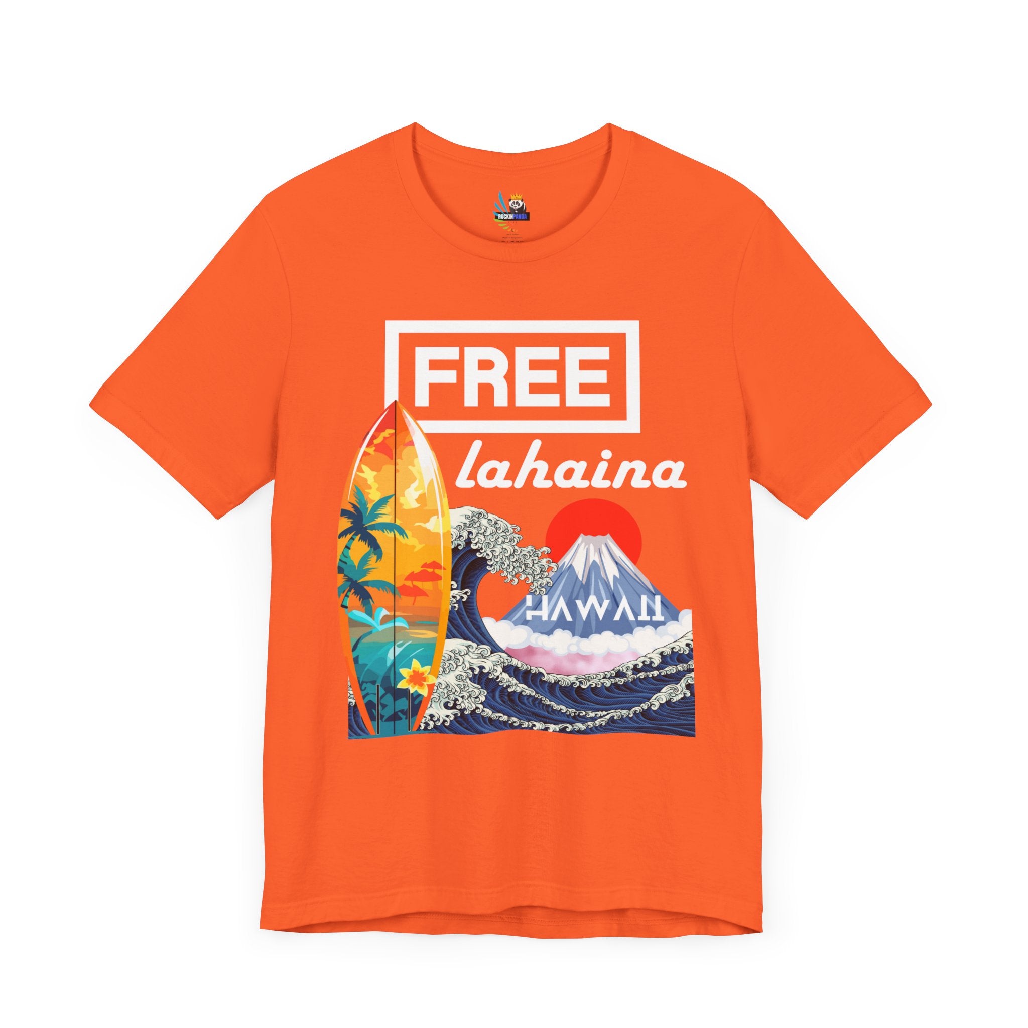 Free Lahaina Hawaii Short Sleeve Unisex Tee