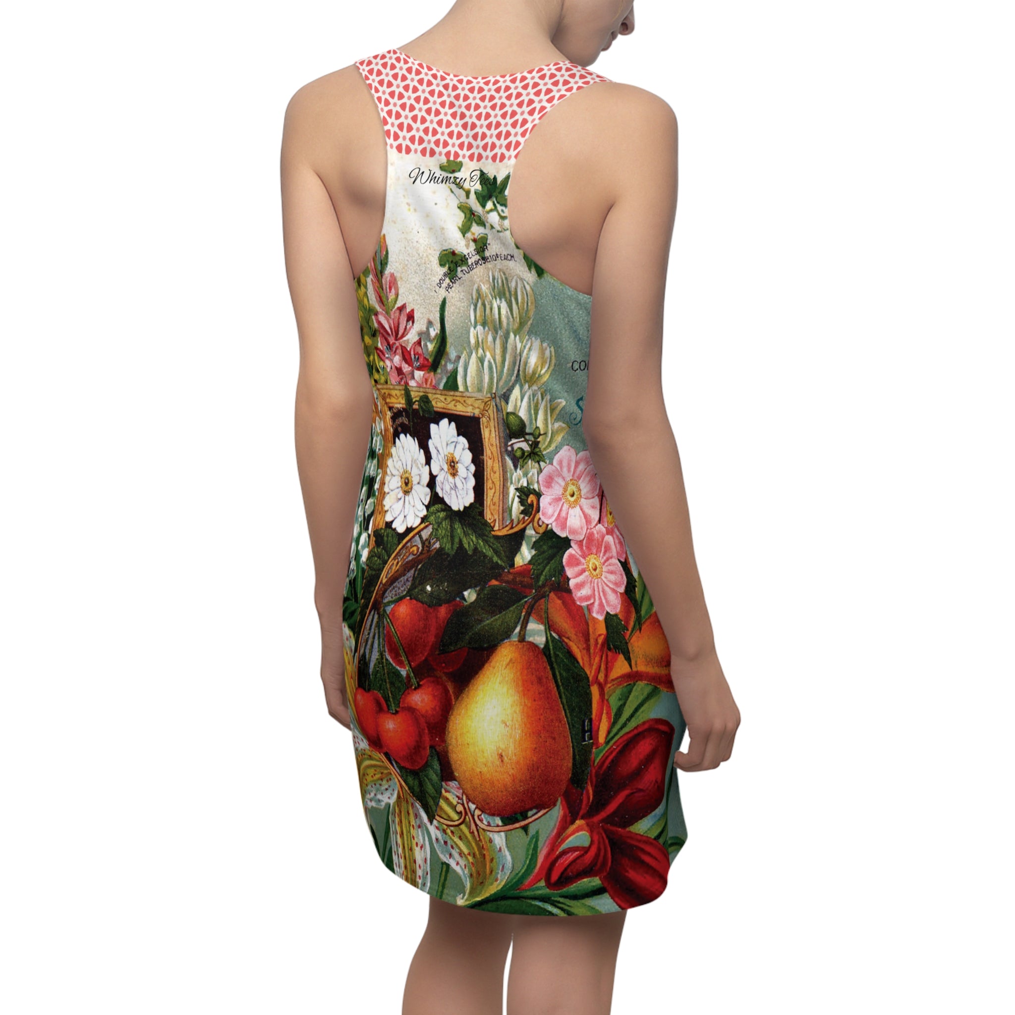Juicy Fruit Vintage Floral Racerback Dress