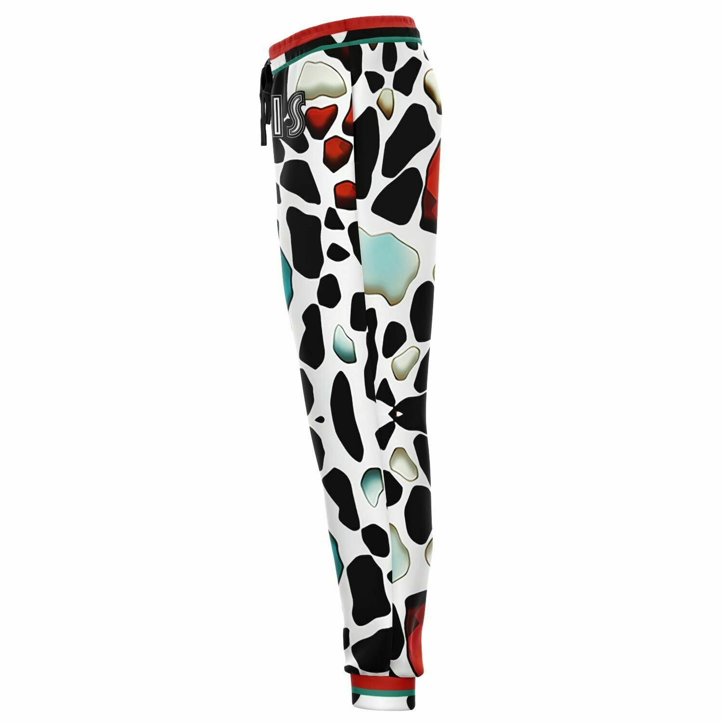 Red Jeweled Cow Eco-Poly Unisex Jogger