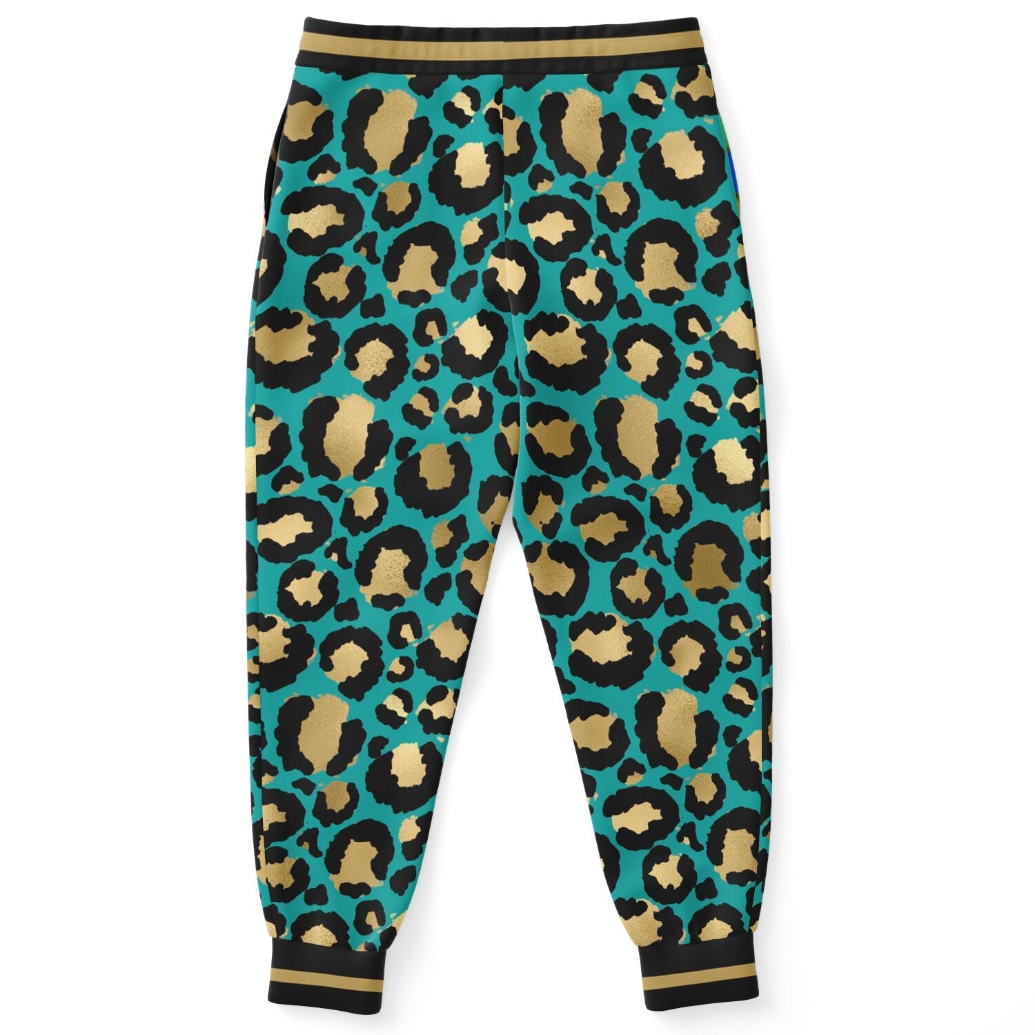 Cheetah in Green Eco-Poly Unisex Joggers