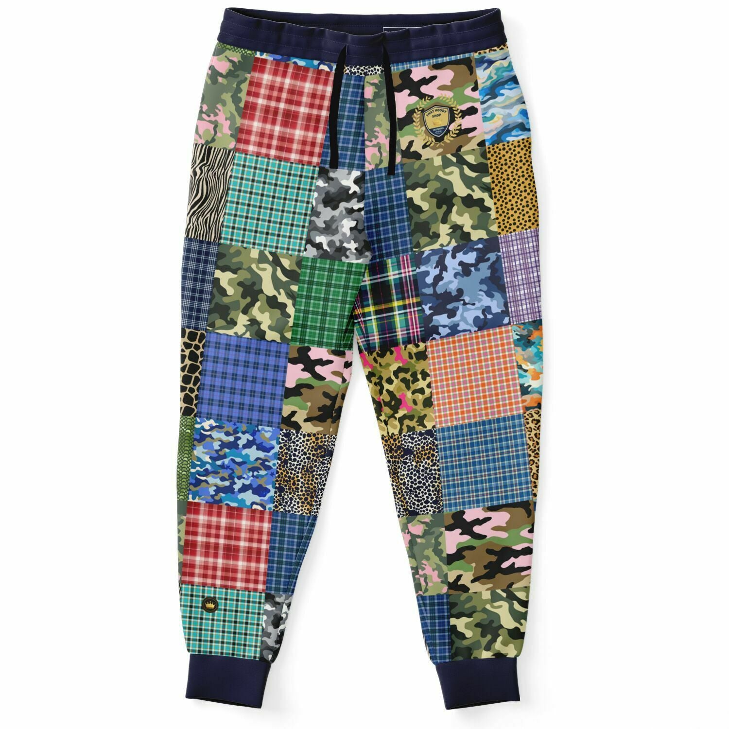 Hodgepodge Camo Plaid Animal Print Eco-Poly Unisex Joggers – Shop