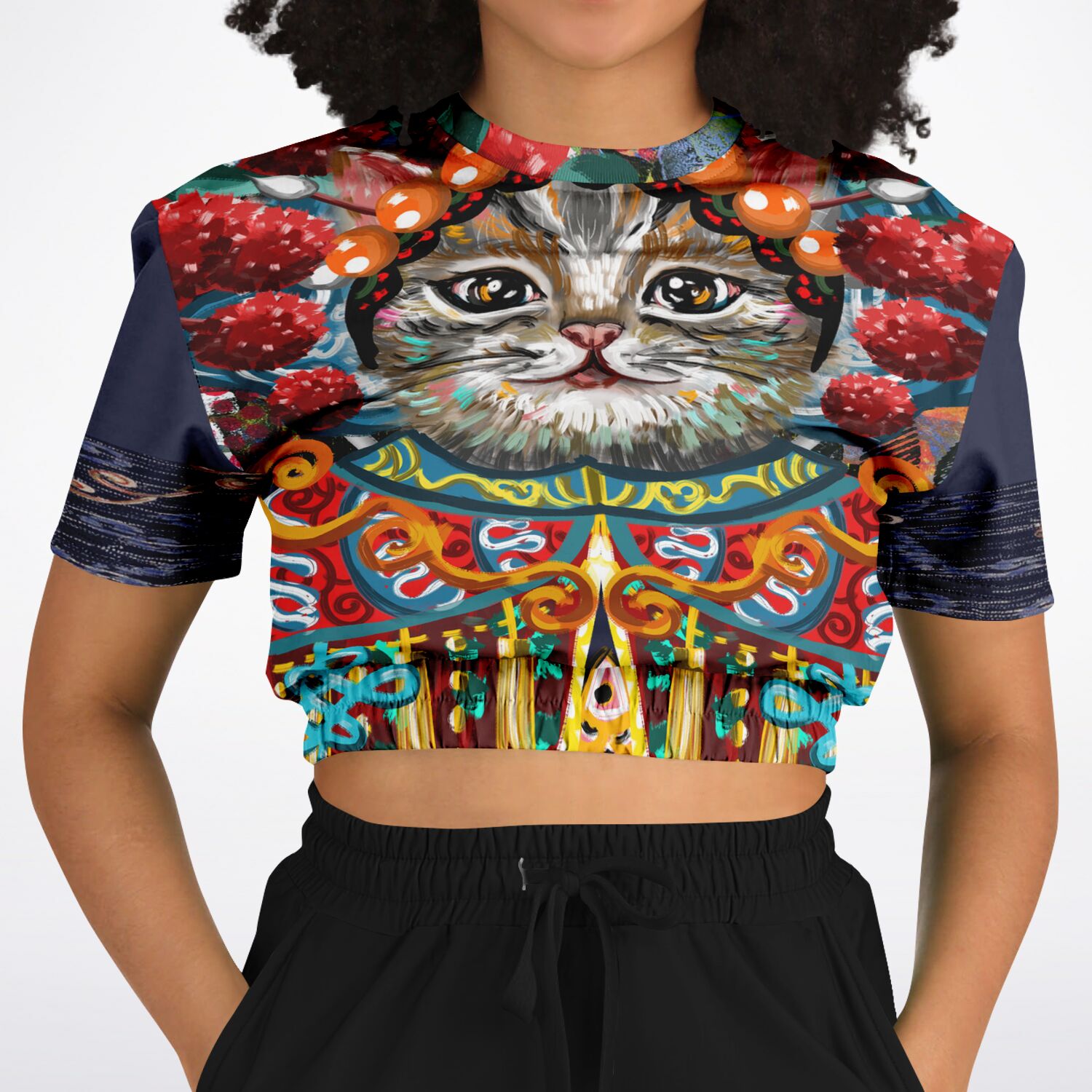 Empress Kanako Cropped Short Sleeve Pullover