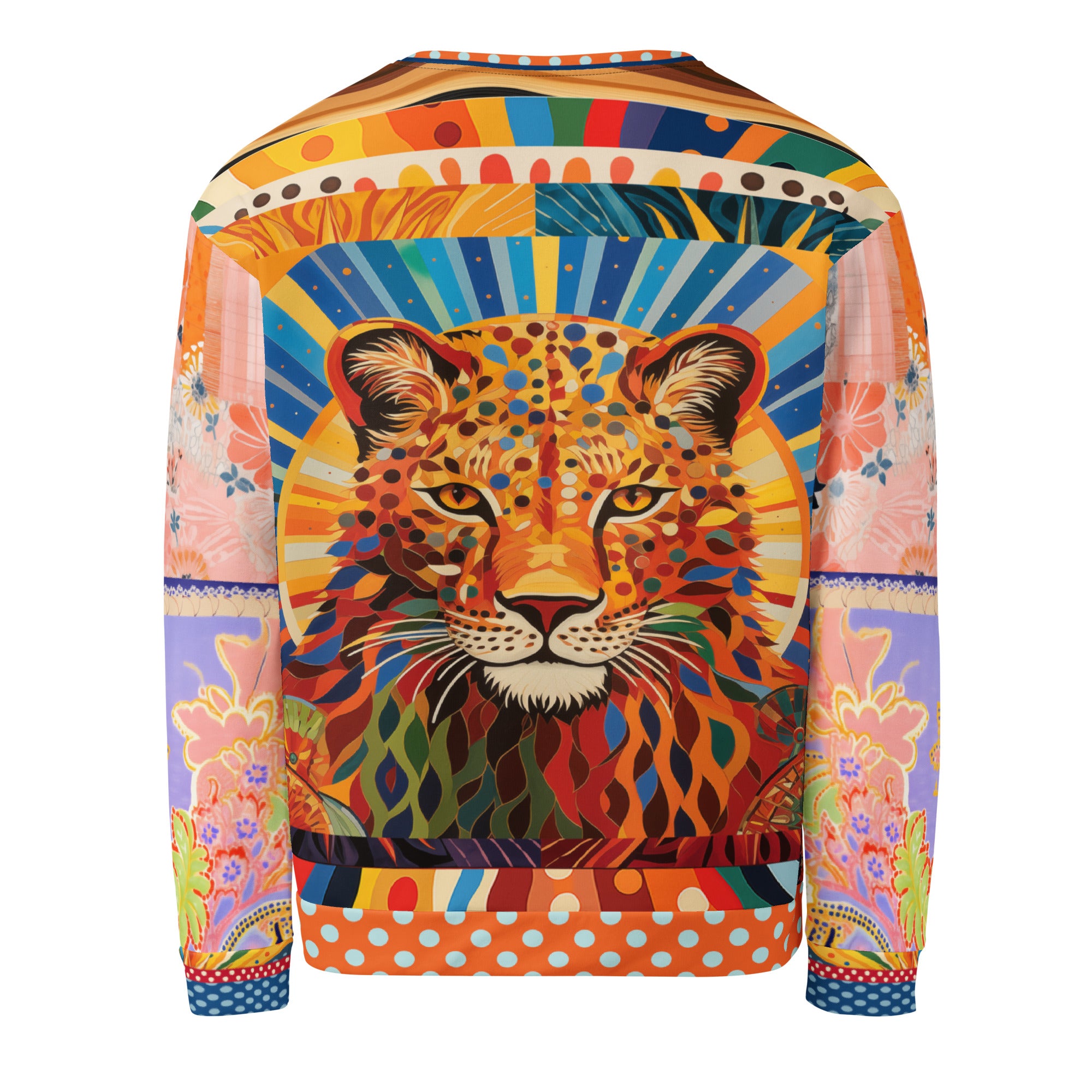 Exotic Sauvage in Rainbow Eco-Poly Summer Weight Unisex Sweatshirt