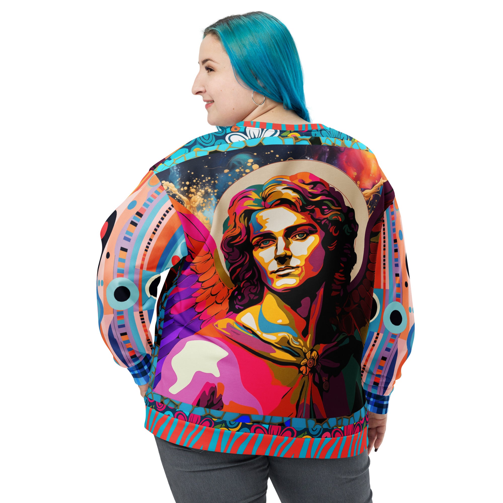 Archangel Michael Series - Reflection Eco-Poly Summer Weight Unisex Sweatshirt