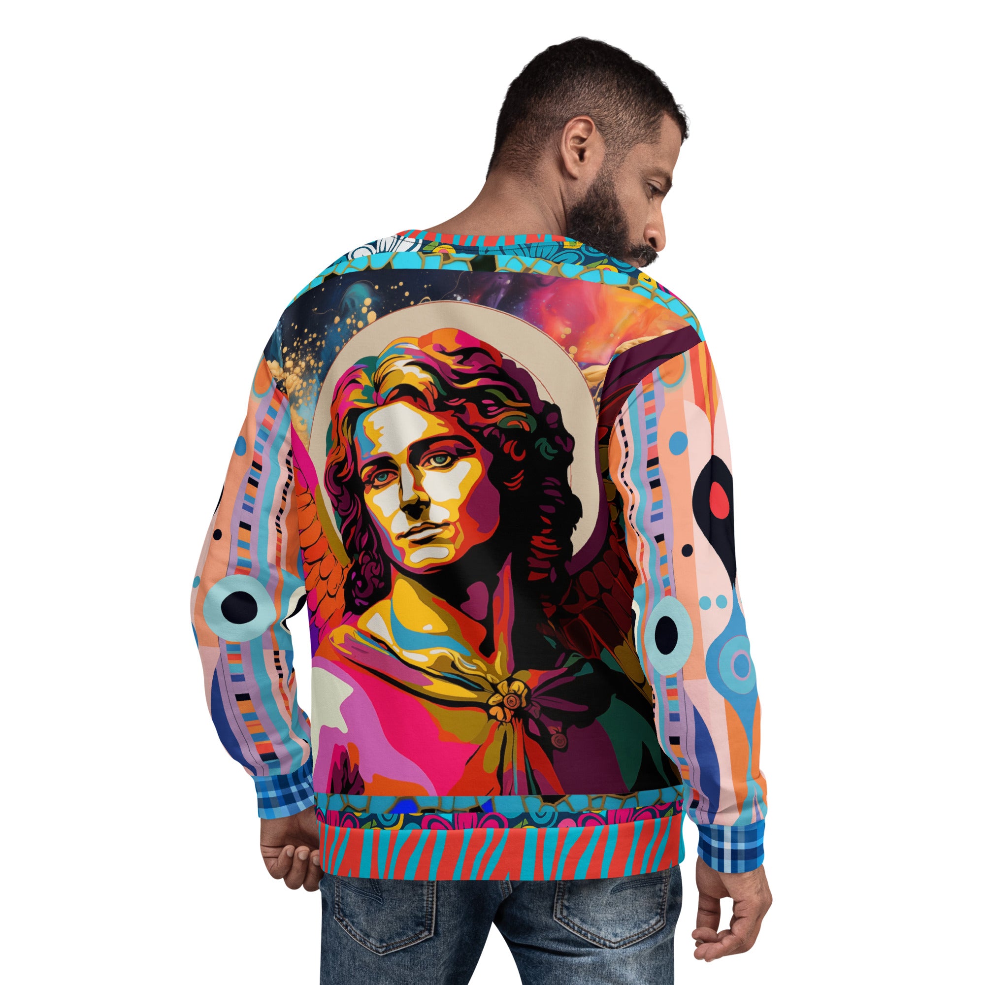 Archangel Michael Series - Reflection Eco-Poly Summer Weight Unisex Sweatshirt