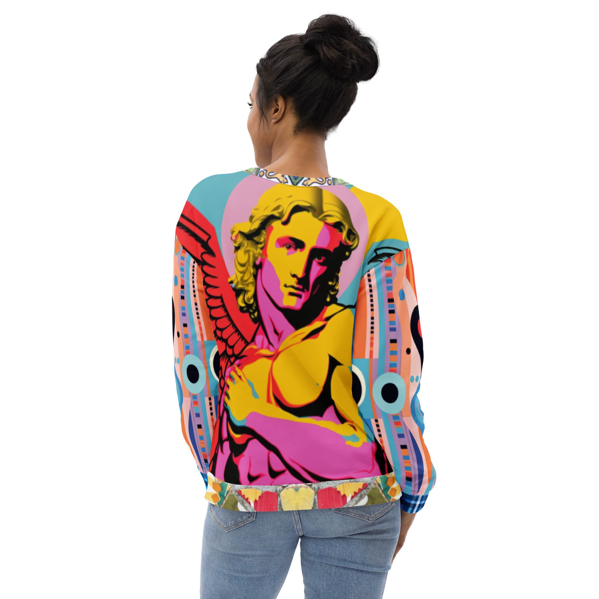 Archangel Michael Flipside Eco-Poly Summer Weight Unisex Sweatshirt
