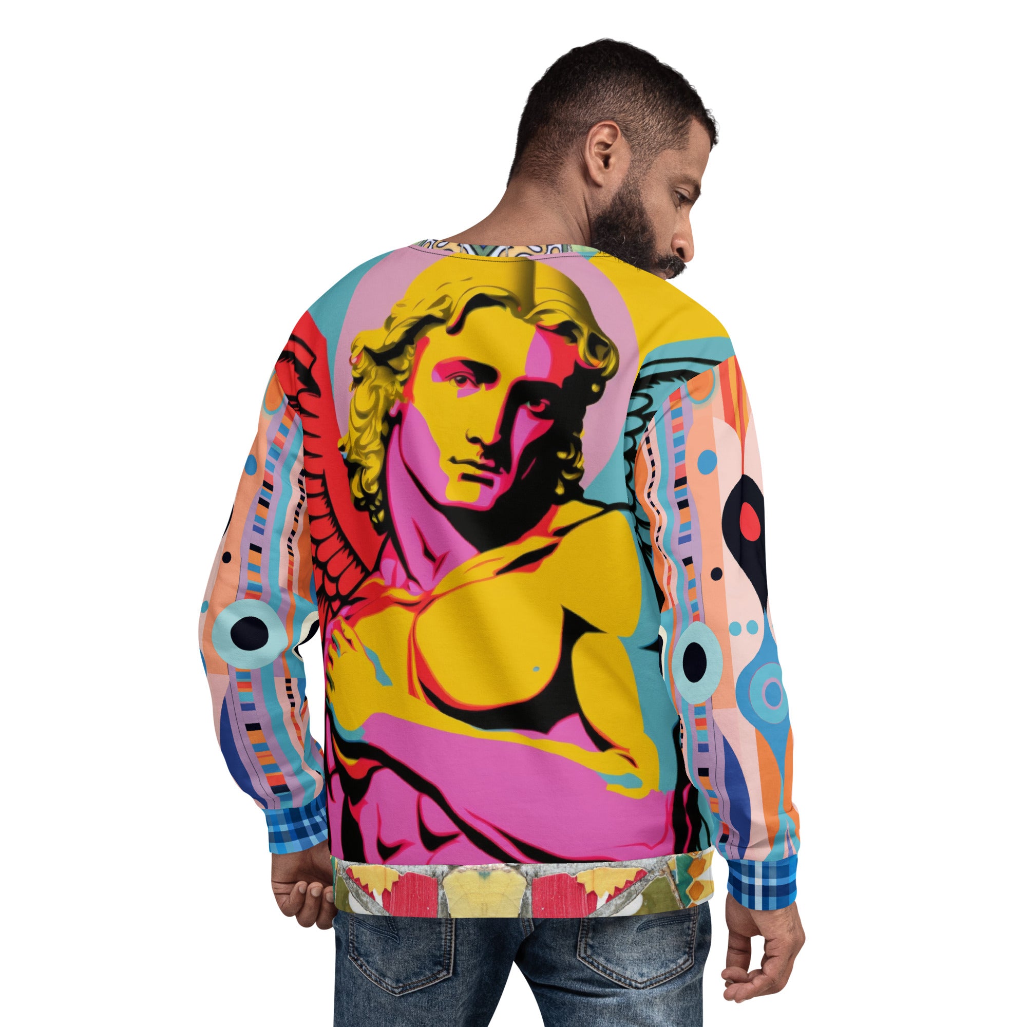 Archangel Michael Flipside Eco-Poly Summer Weight Unisex Sweatshirt