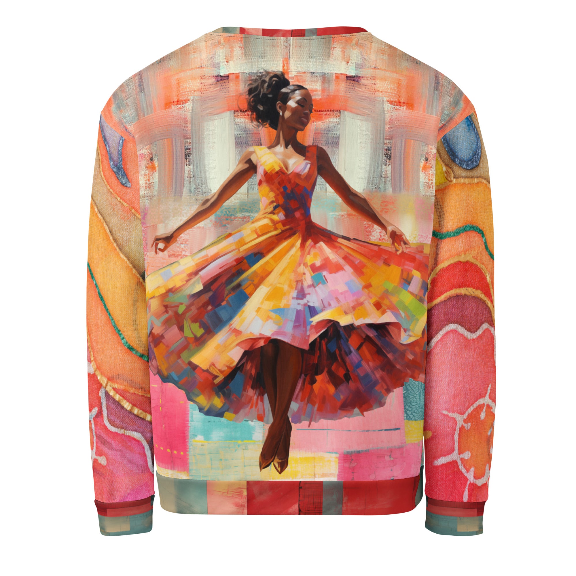 Dancing Through Harlem Eco-Poly Summer Weight Unisex Sweatshirt