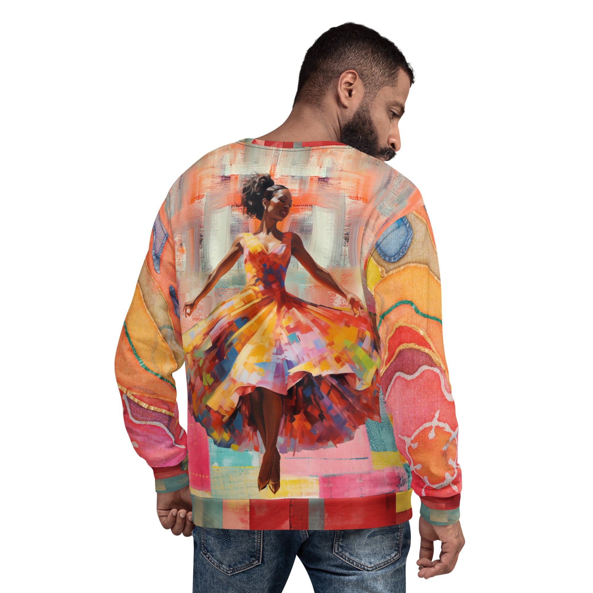 Dancing Through Harlem Eco-Poly Summer Weight Unisex Sweatshirt