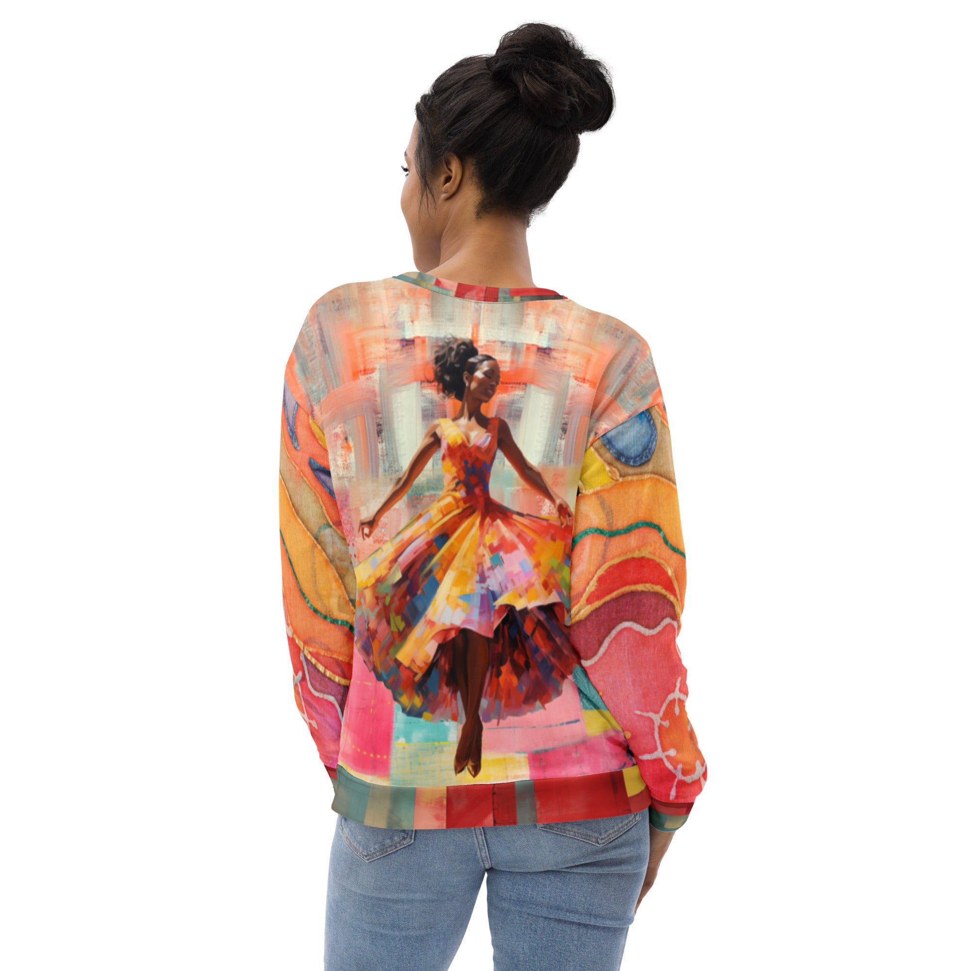 Dancing Through Harlem Eco-Poly Summer Weight Unisex Sweatshirt