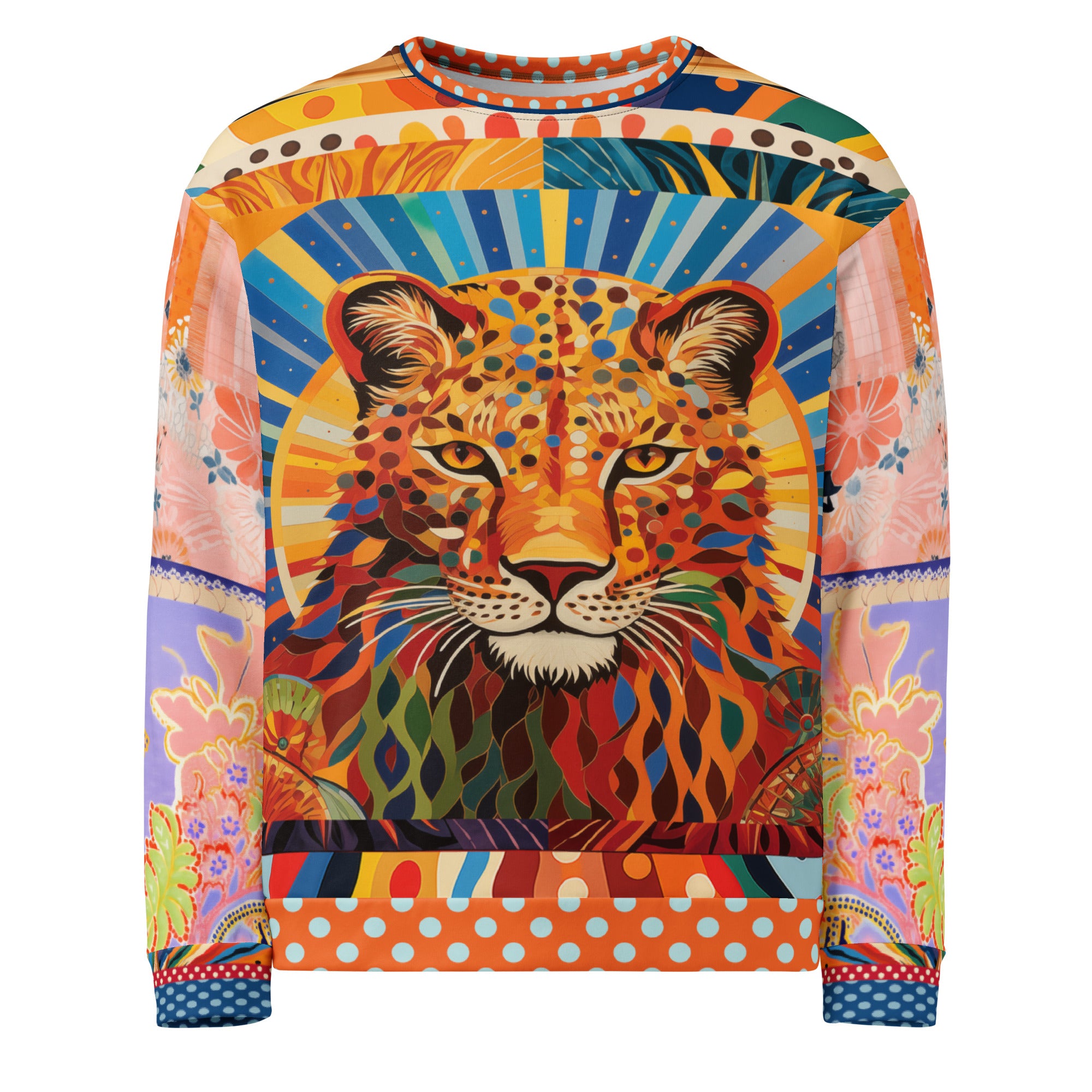 Exotic Sauvage in Rainbow Eco-Poly Summer Weight Unisex Sweatshirt