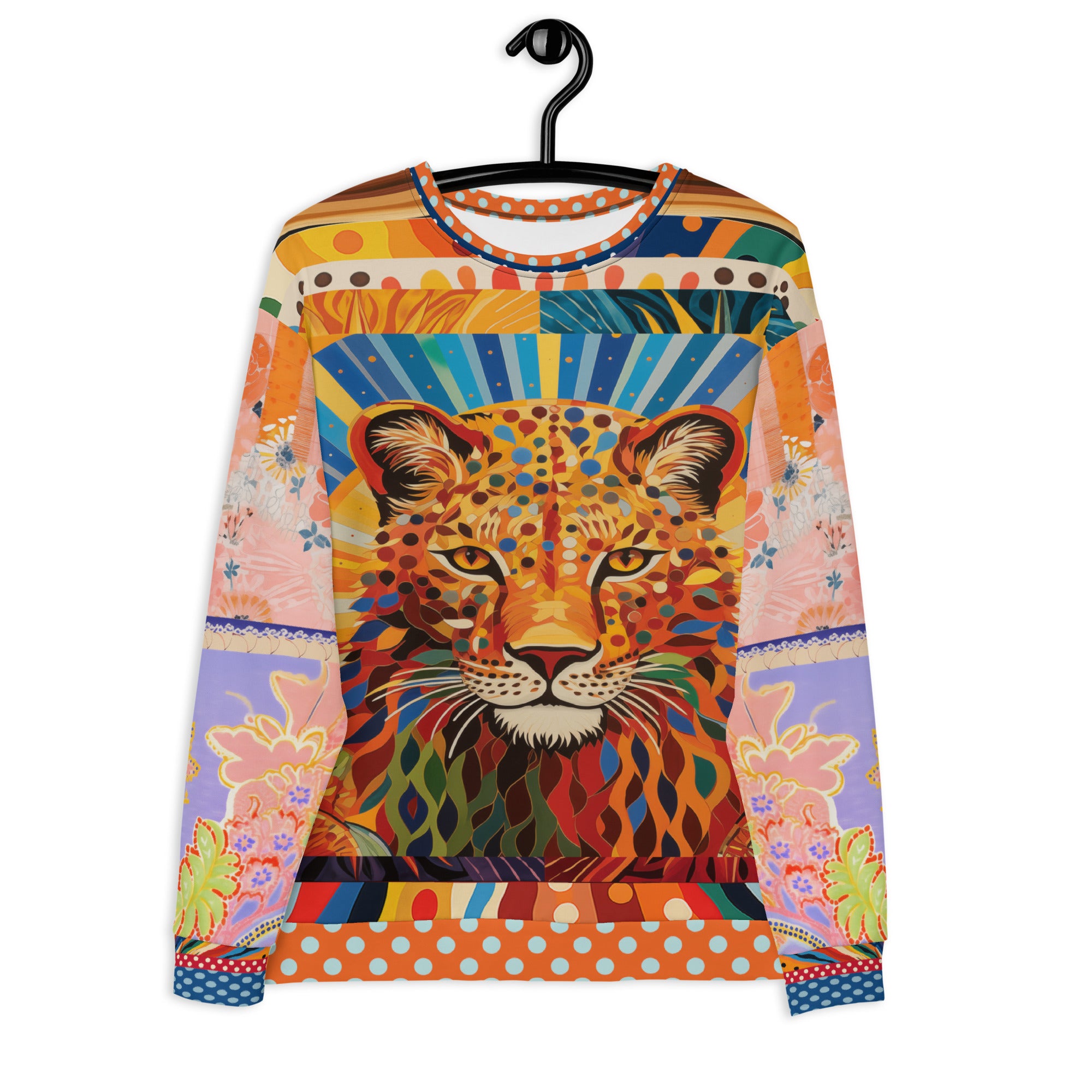 Exotic Sauvage in Rainbow Eco-Poly Summer Weight Unisex Sweatshirt