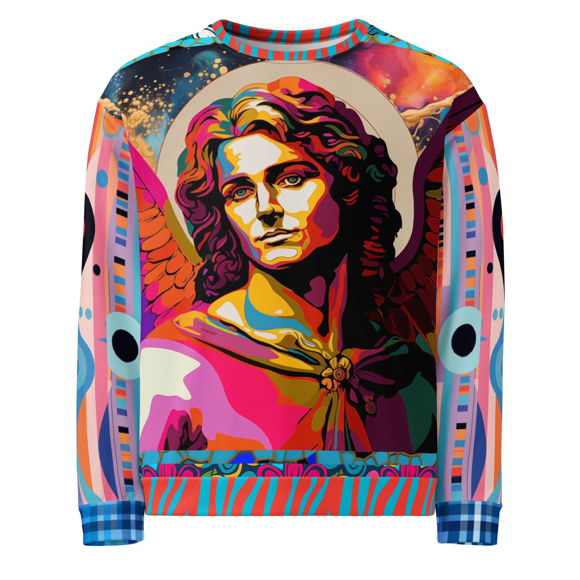 Archangel Michael Series - Reflection Eco-Poly Summer Weight Unisex Sweatshirt