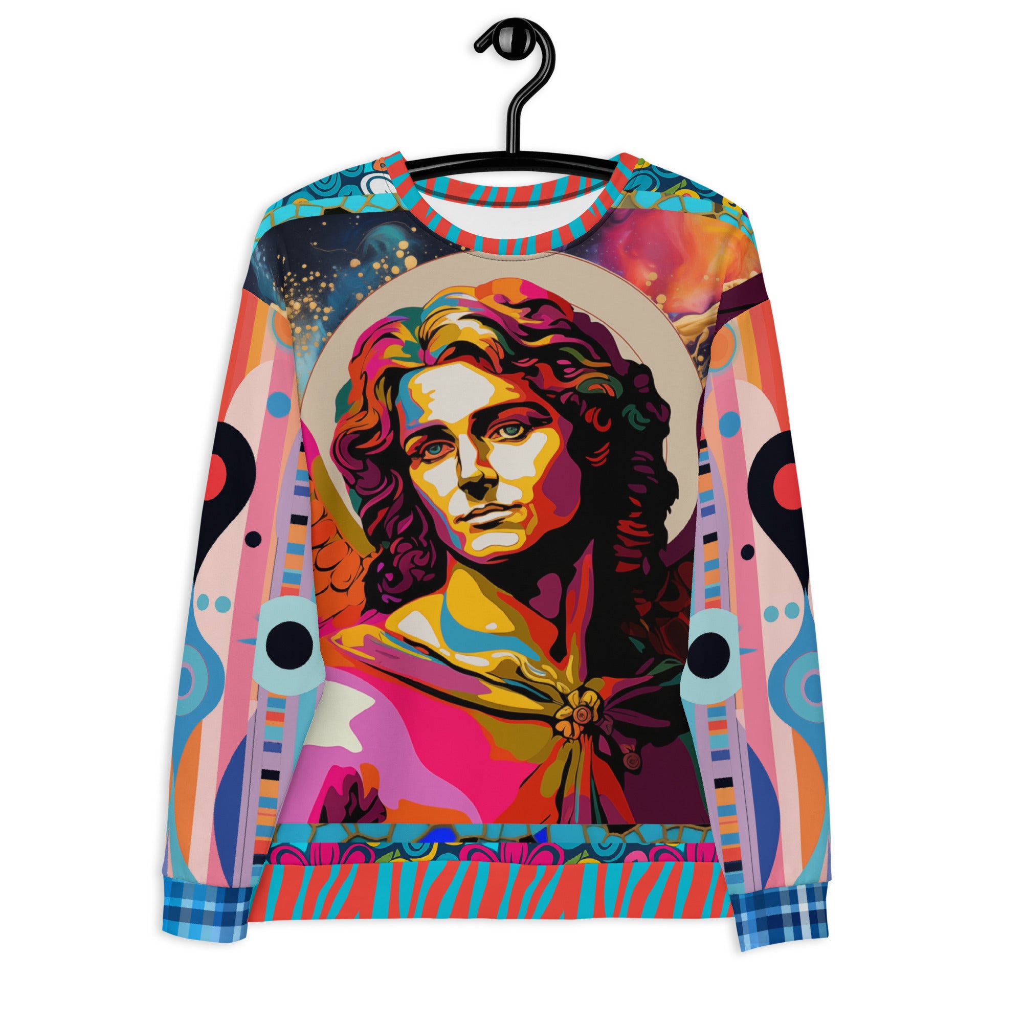 Archangel Michael Series - Reflection Eco-Poly Summer Weight Unisex Sweatshirt