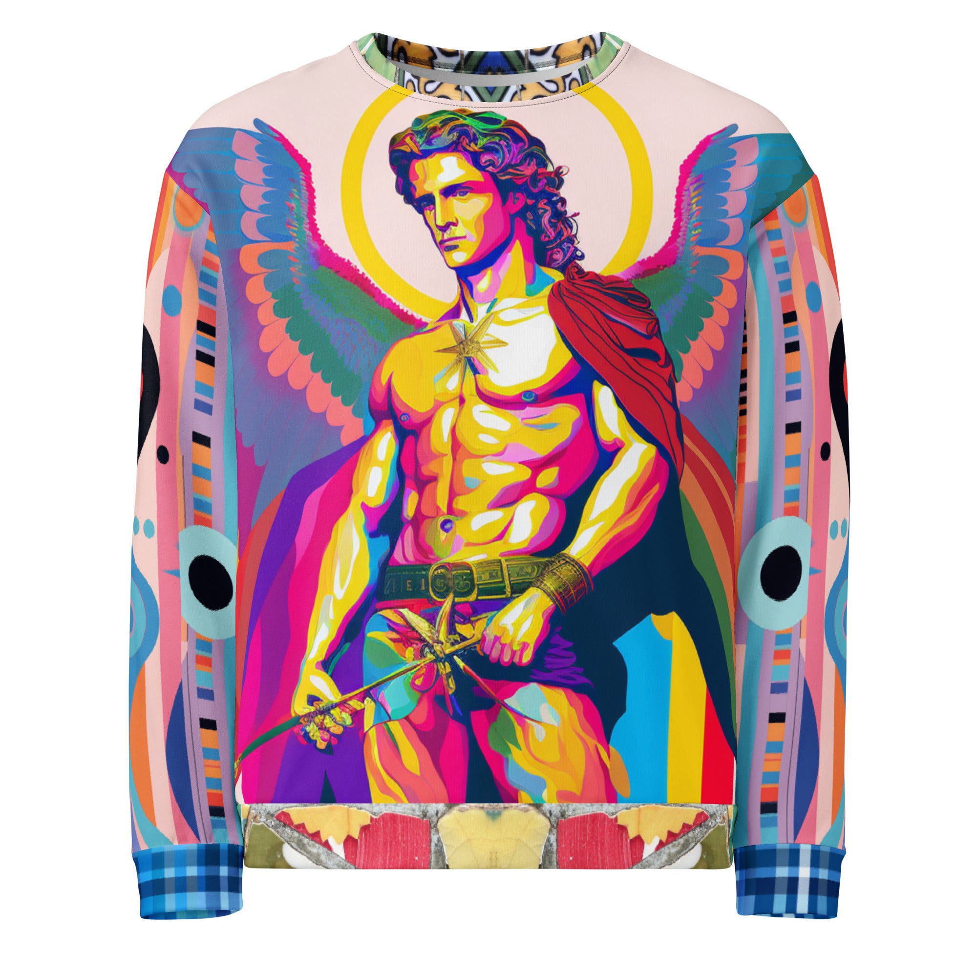 Archangel Michael Flipside Eco-Poly Summer Weight Unisex Sweatshirt