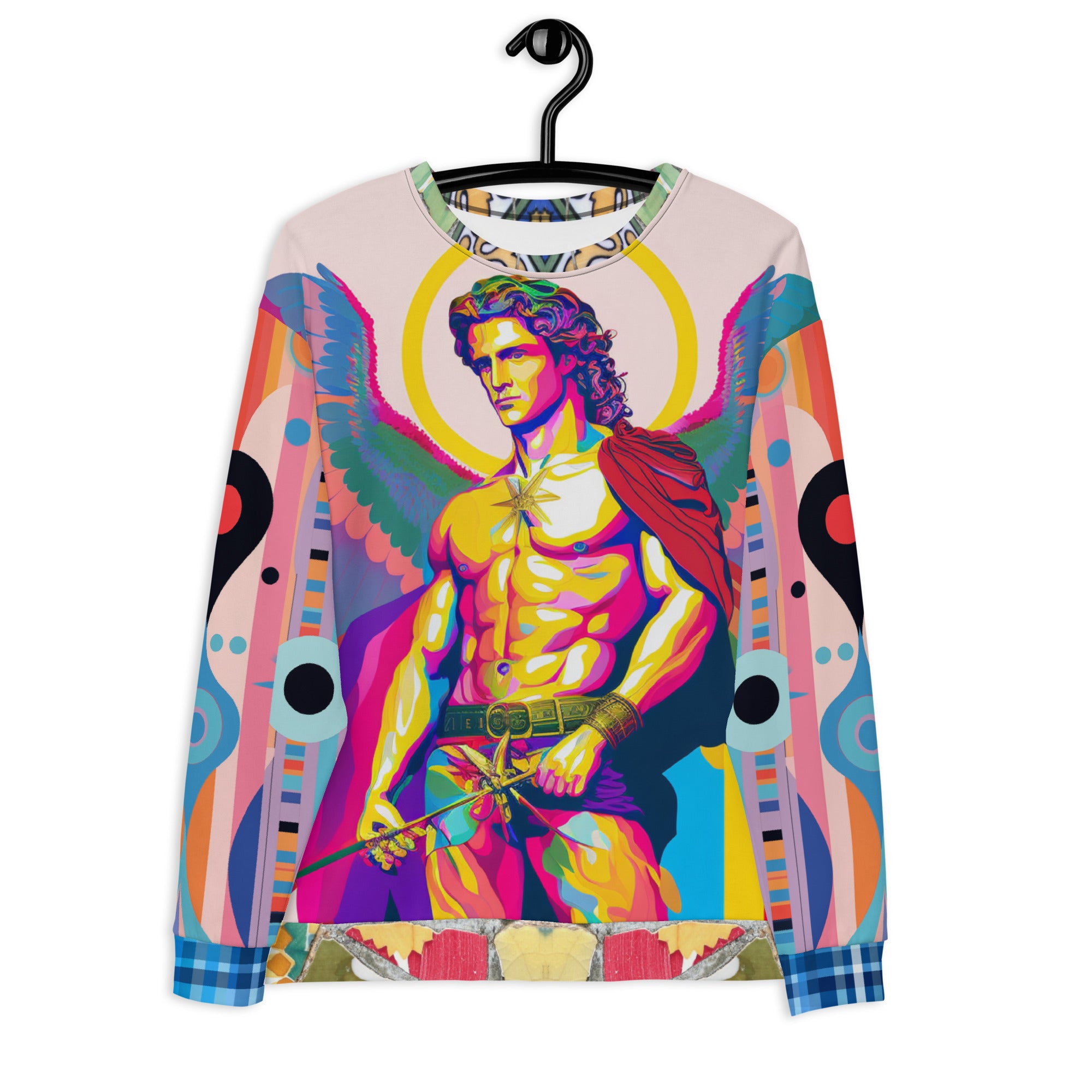 Archangel Michael Flipside Eco-Poly Summer Weight Unisex Sweatshirt