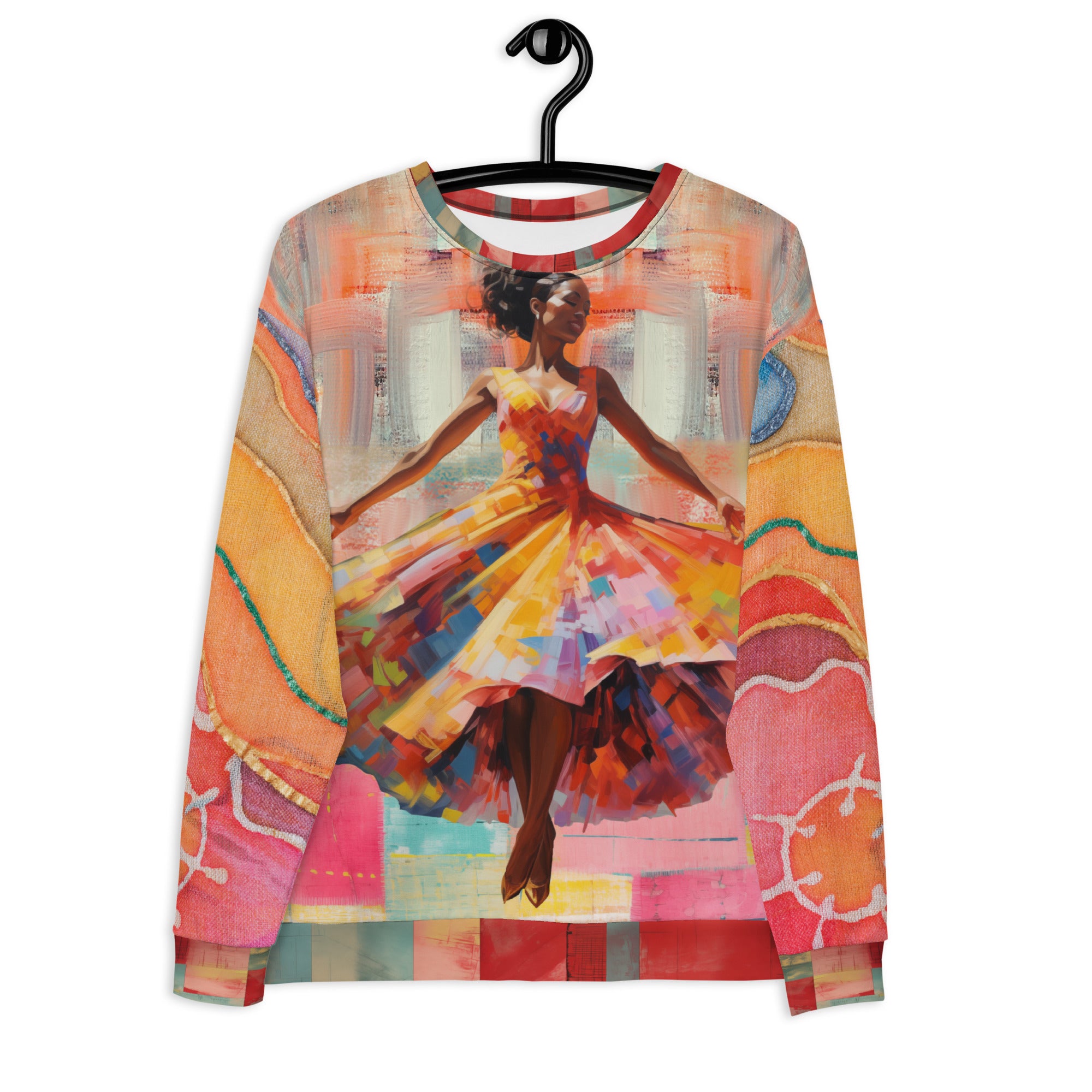 Dancing Through Harlem Eco-Poly Summer Weight Unisex Sweatshirt