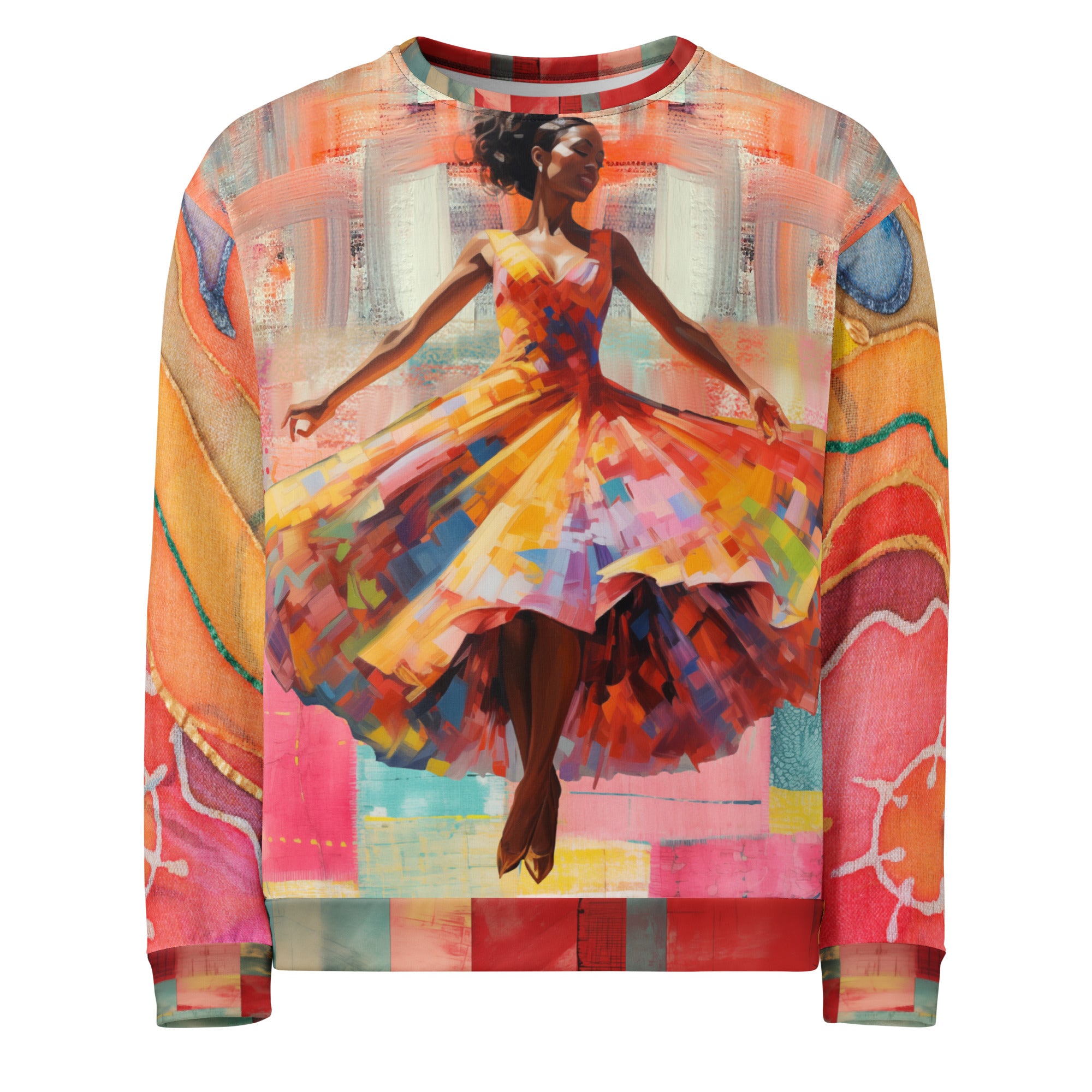 Dancing Through Harlem Eco-Poly Summer Weight Unisex Sweatshirt