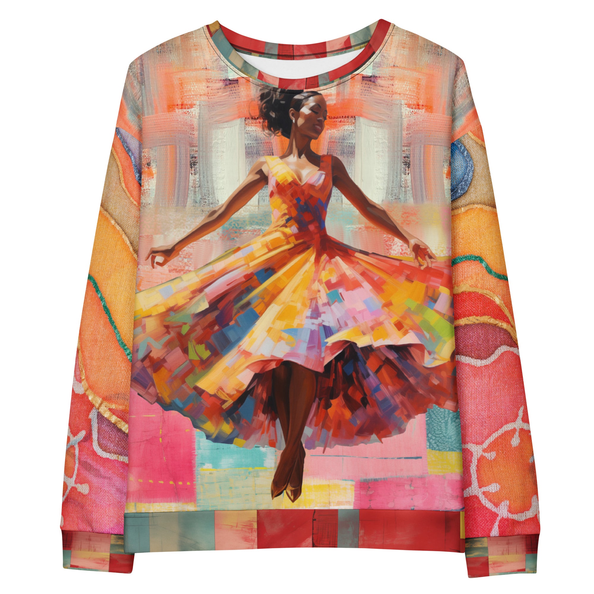 Dancing Through Harlem Eco-Poly Summer Weight Unisex Sweatshirt